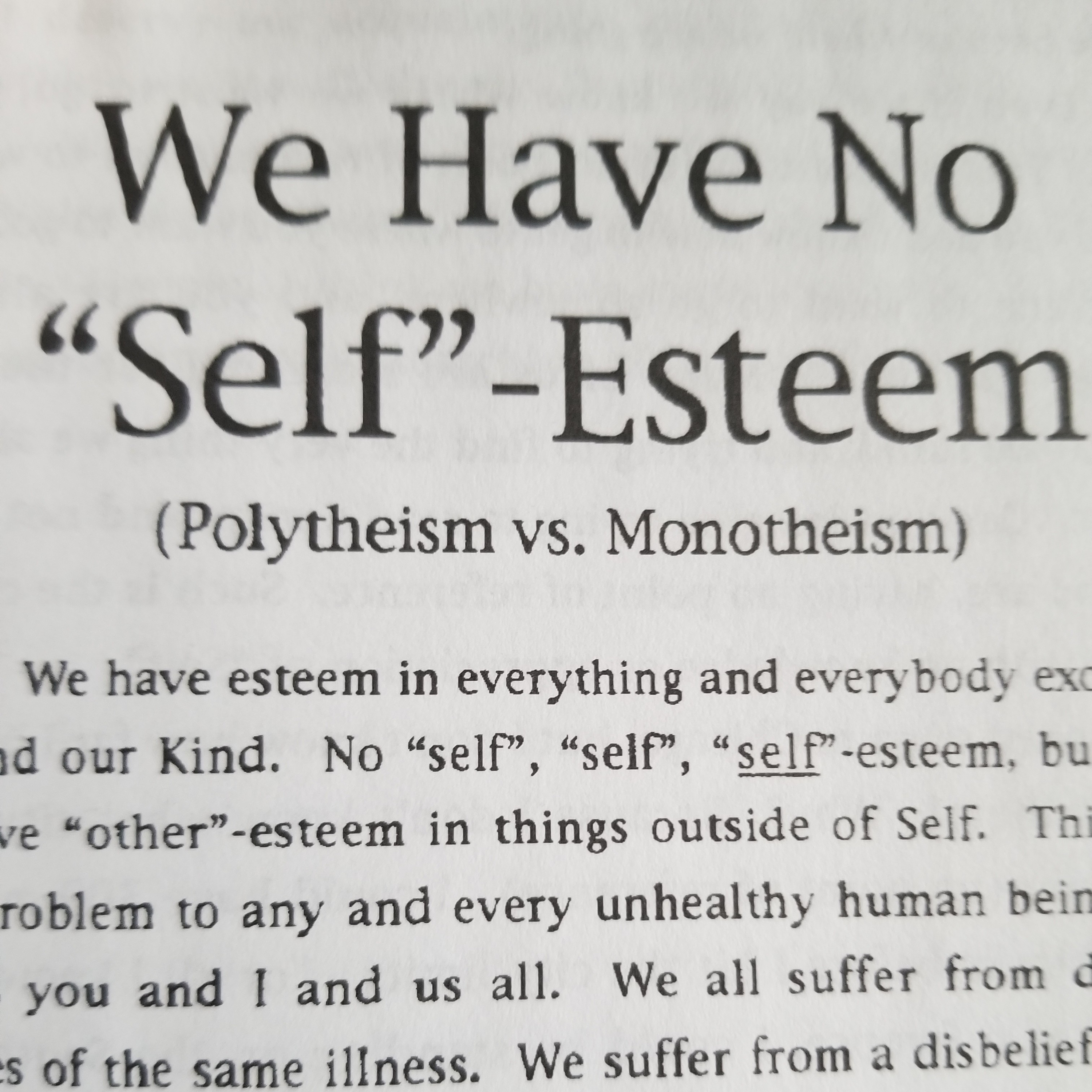 We Have No "Self"-Esteem episode artwork