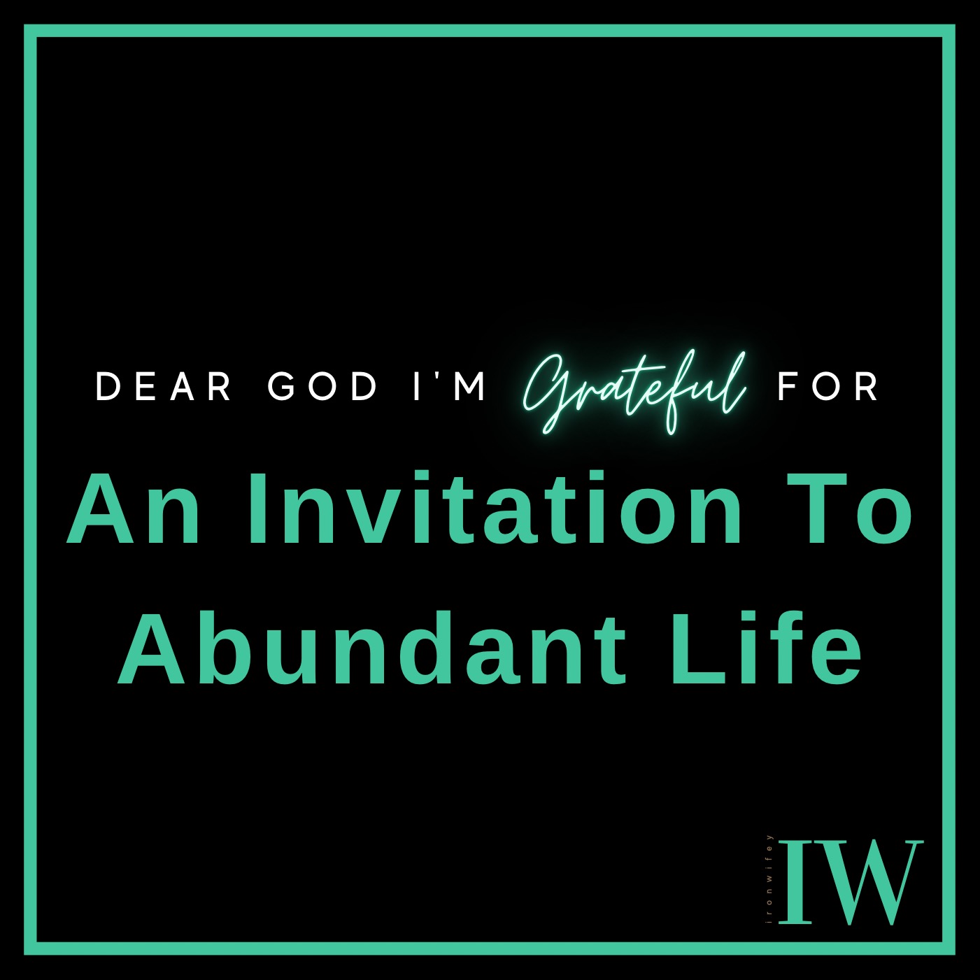 Day #455 - An Invitation To Abundant Life episode artwork