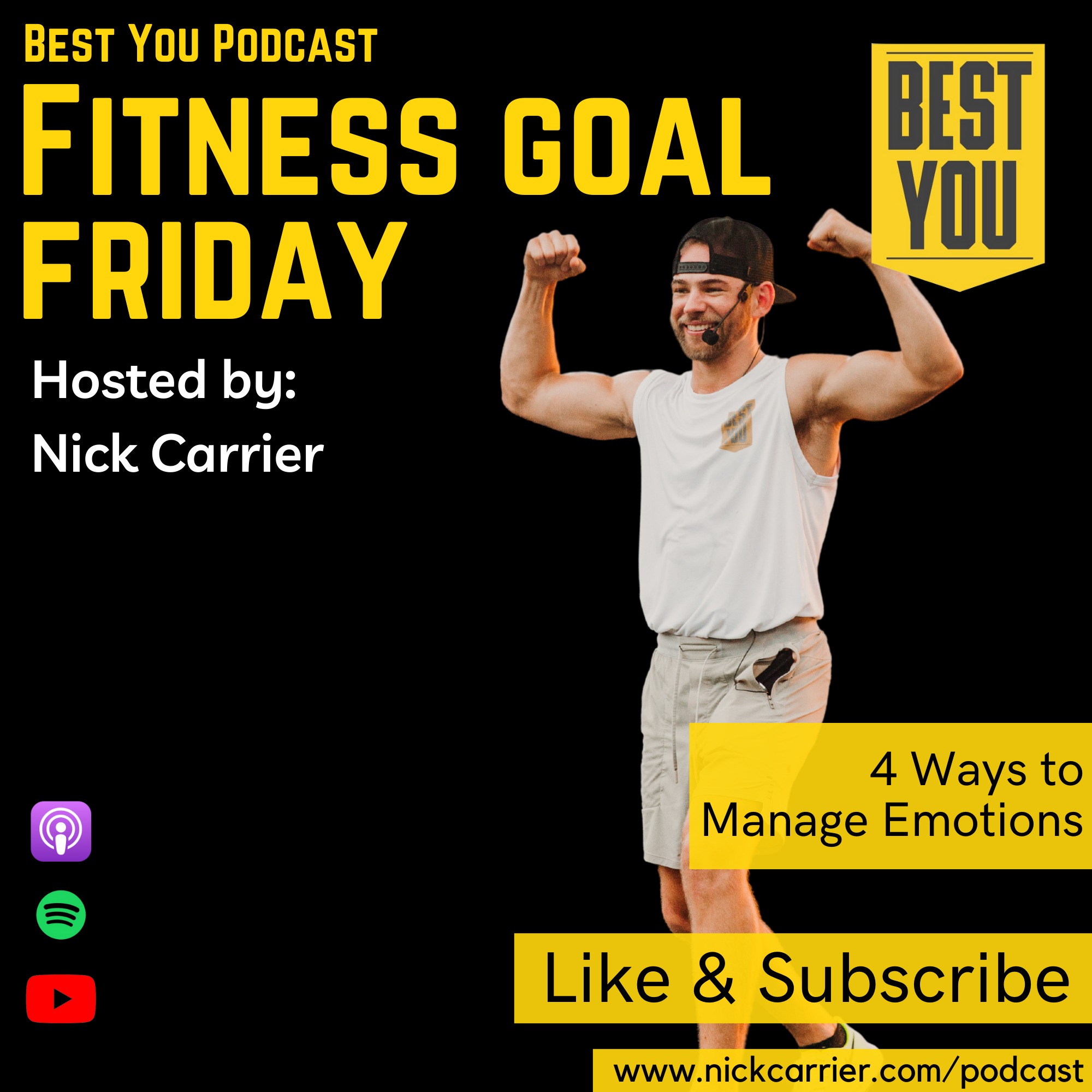 Fitness Goal Friday - 4 Ways to Manage Emotions With Your Fitness Goals episode artwork