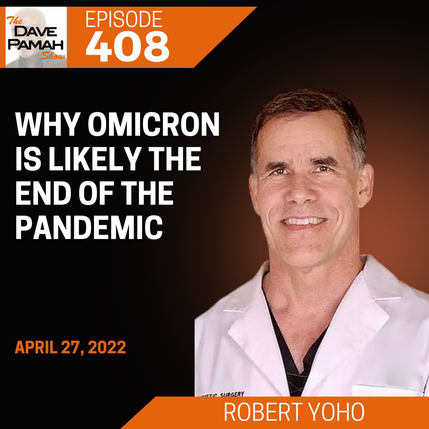 Why omicron is likely the end of the pandemic with Robert Yoho Image