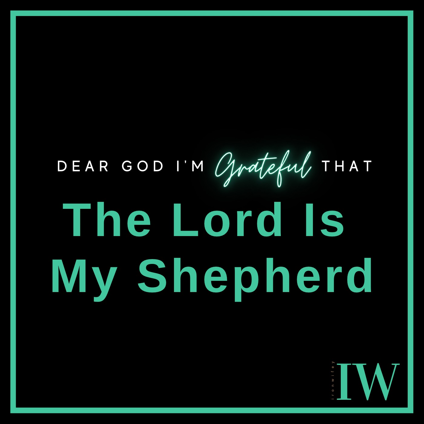 Day #447 - The Lord Is My Shepherd episode artwork