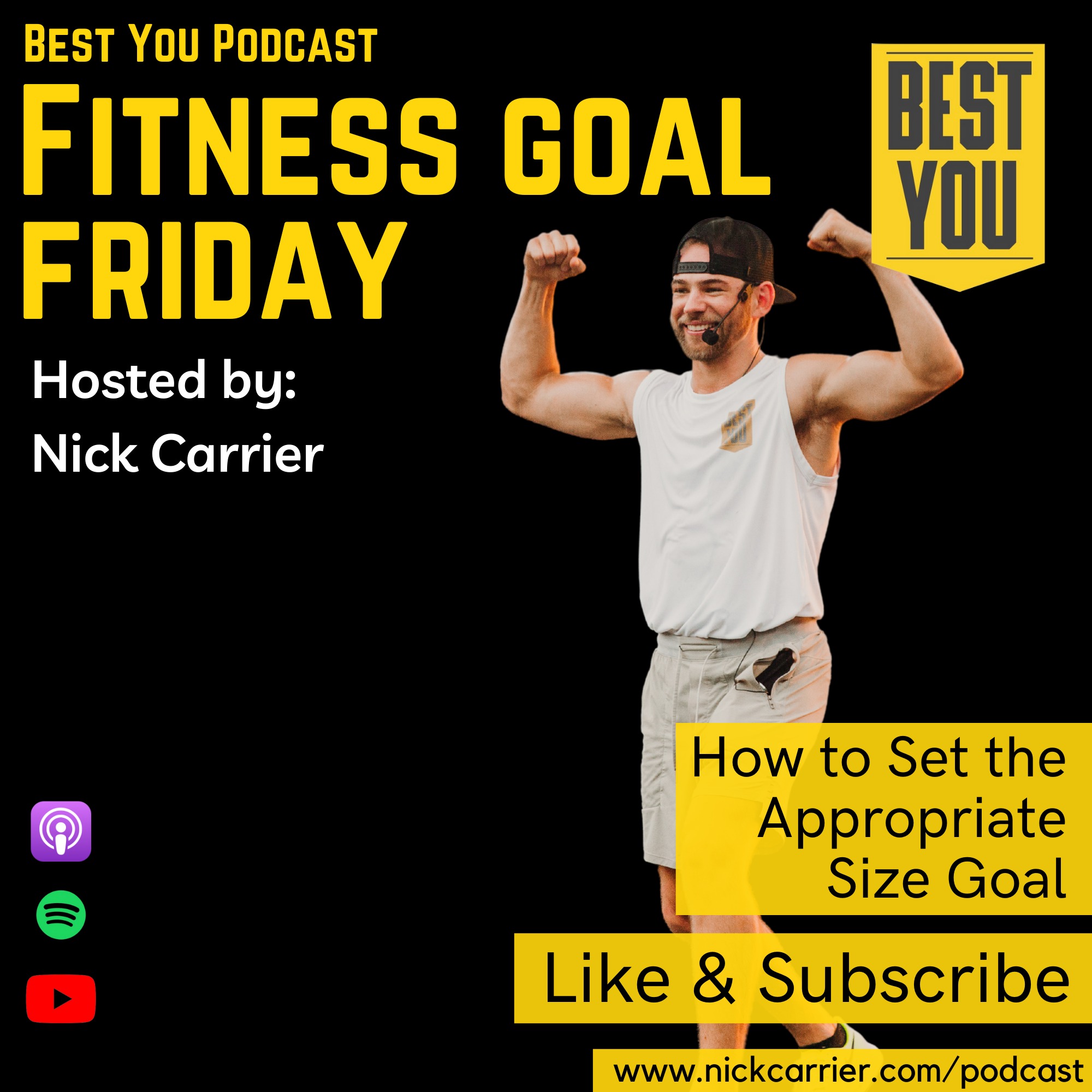 Fitness Goal Friday - How to Set the Appropriate Size Goal episode artwork
