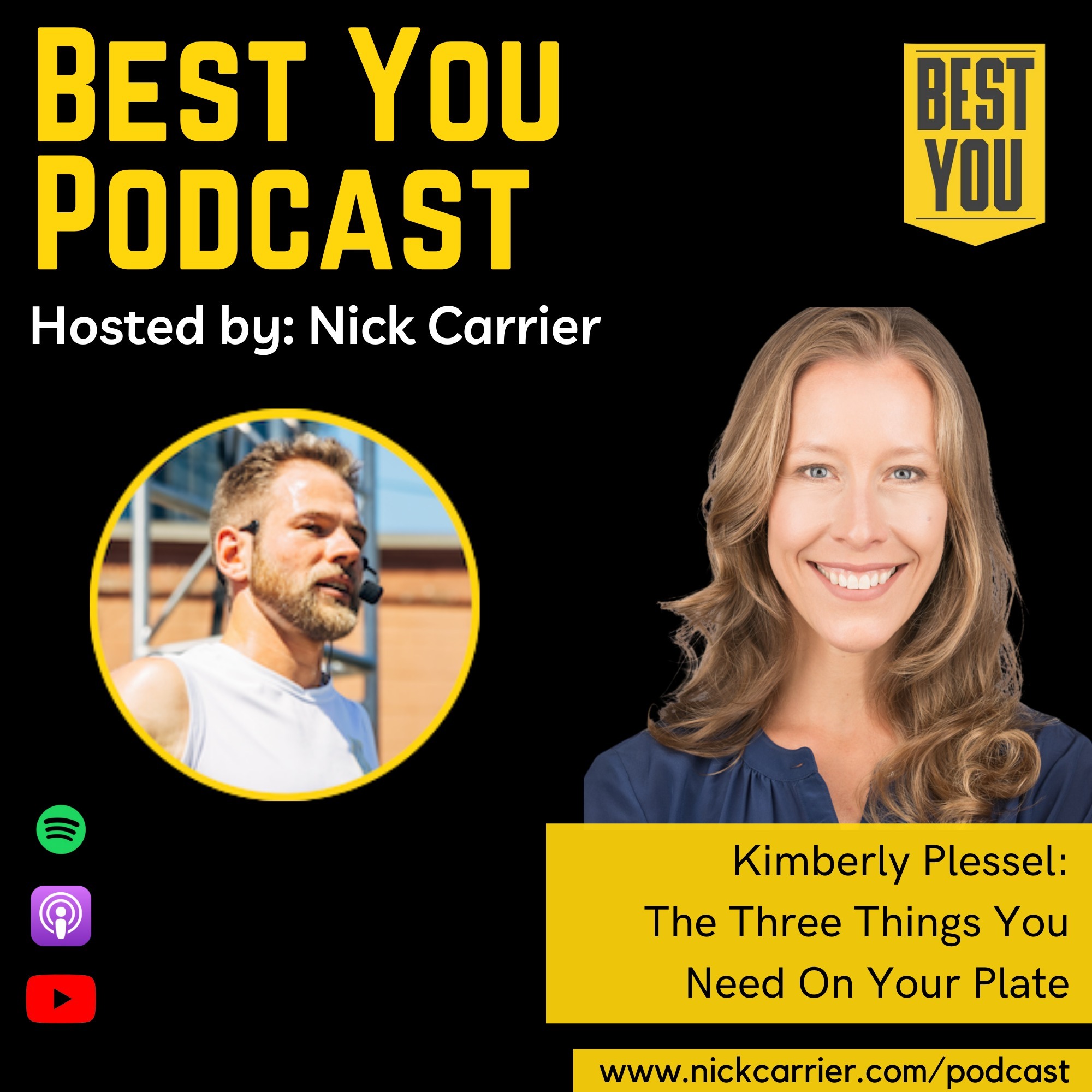 Kimberly Plessel - The Three Things You Need On Your Plate episode artwork
