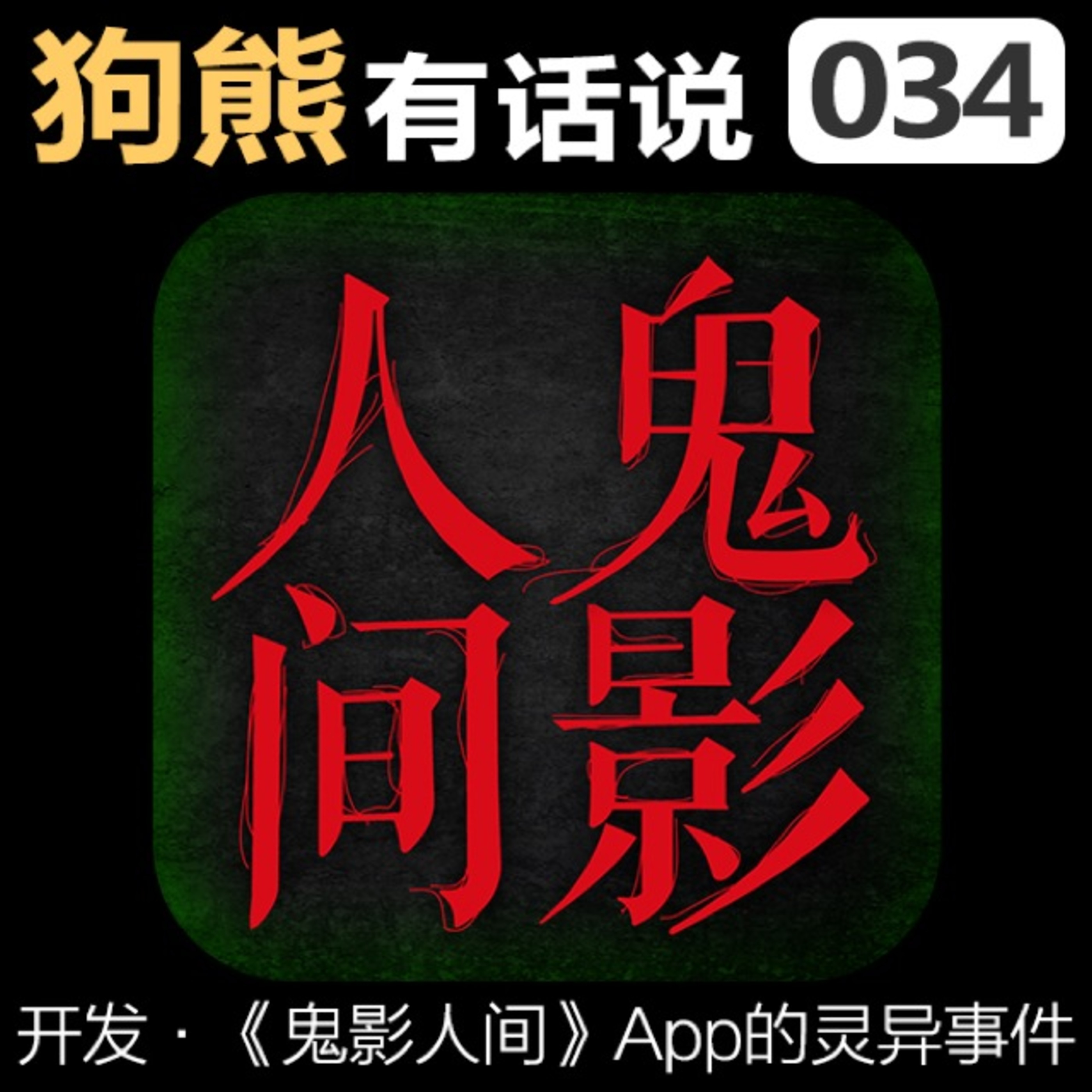 cover of episode 034期：《鬼影人间》App开发灵异记录