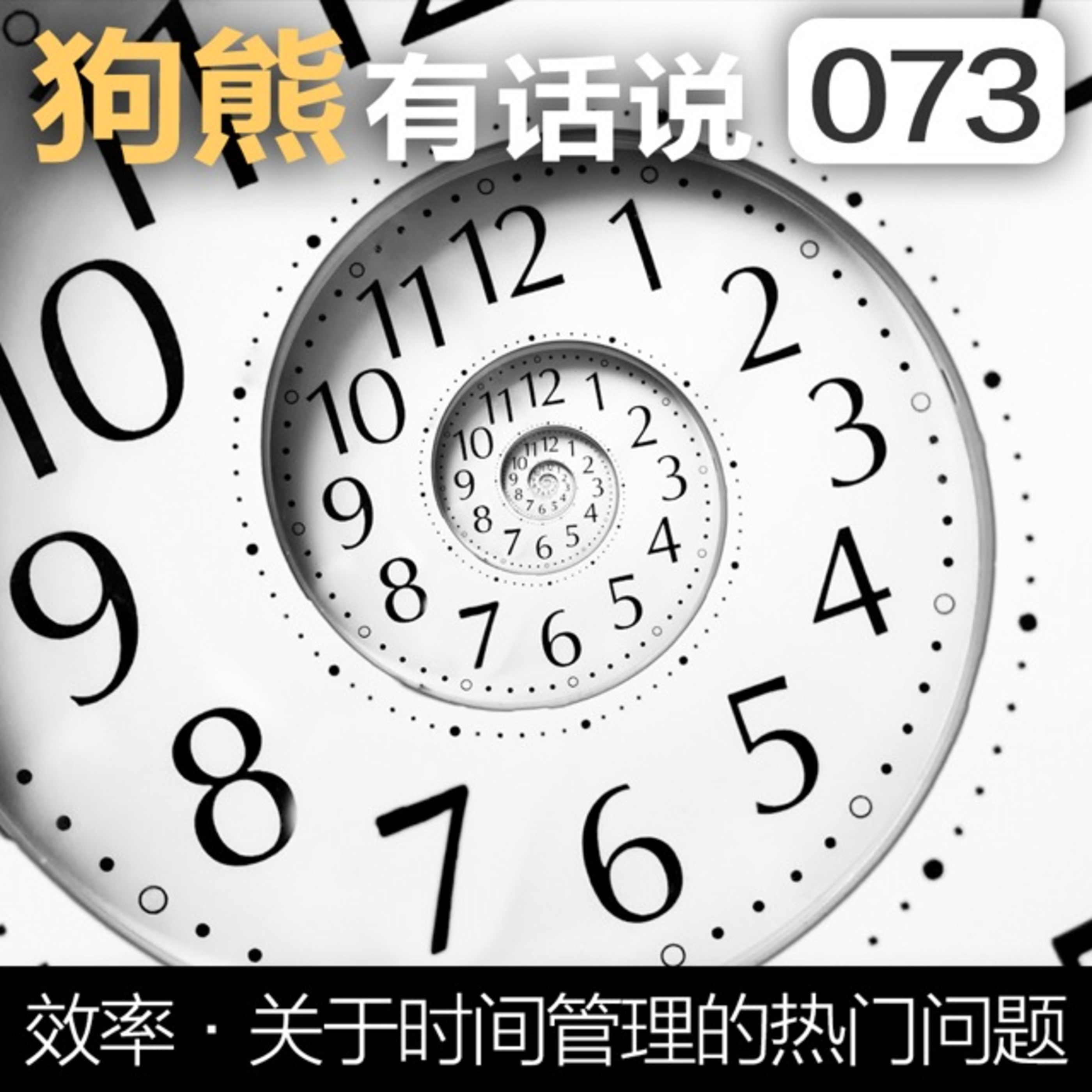 cover of episode 073期：效率·关于时间管理的热门问题