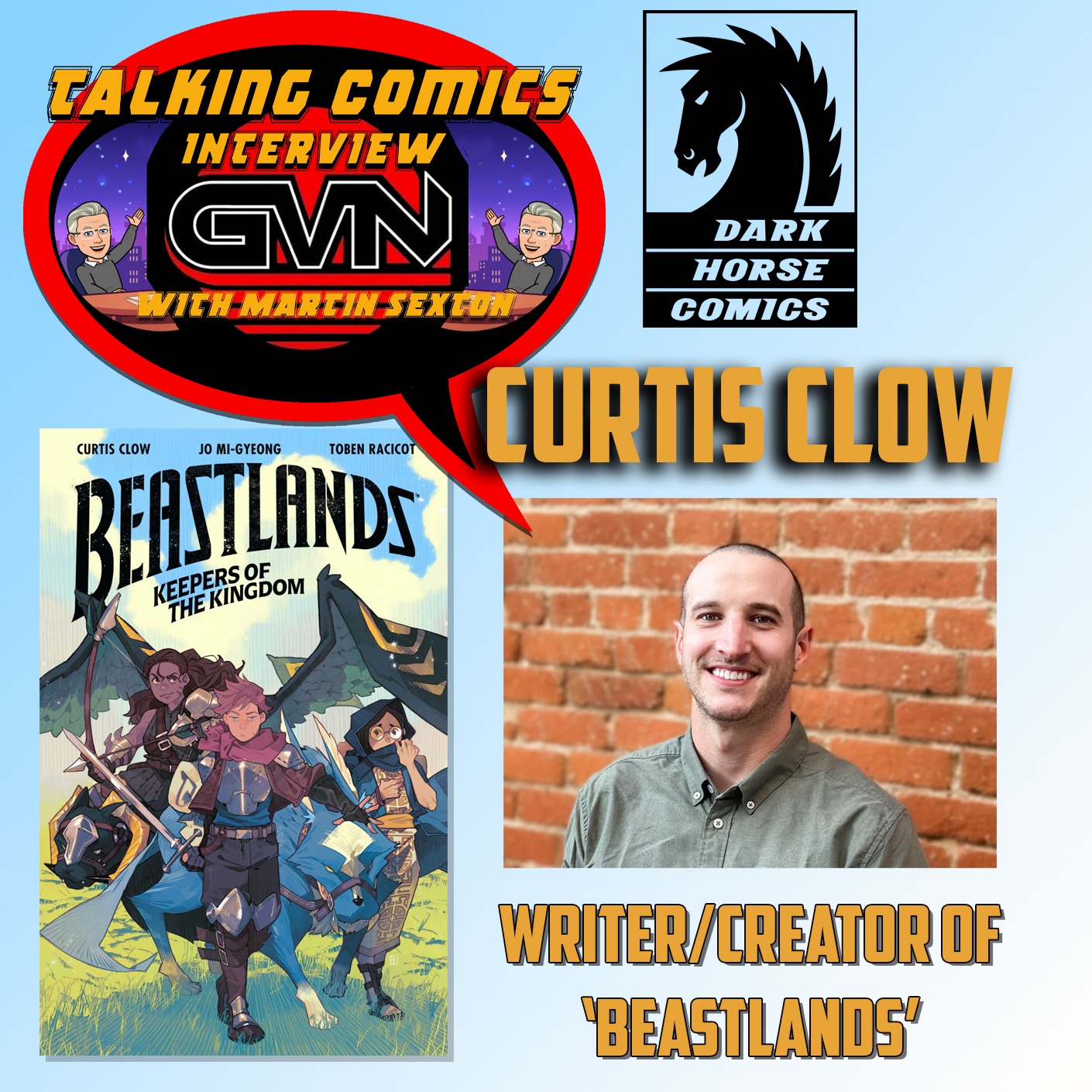 GVN Talking Comics Interview With Curtis Clow Talking 'Beastlands' episode artwork