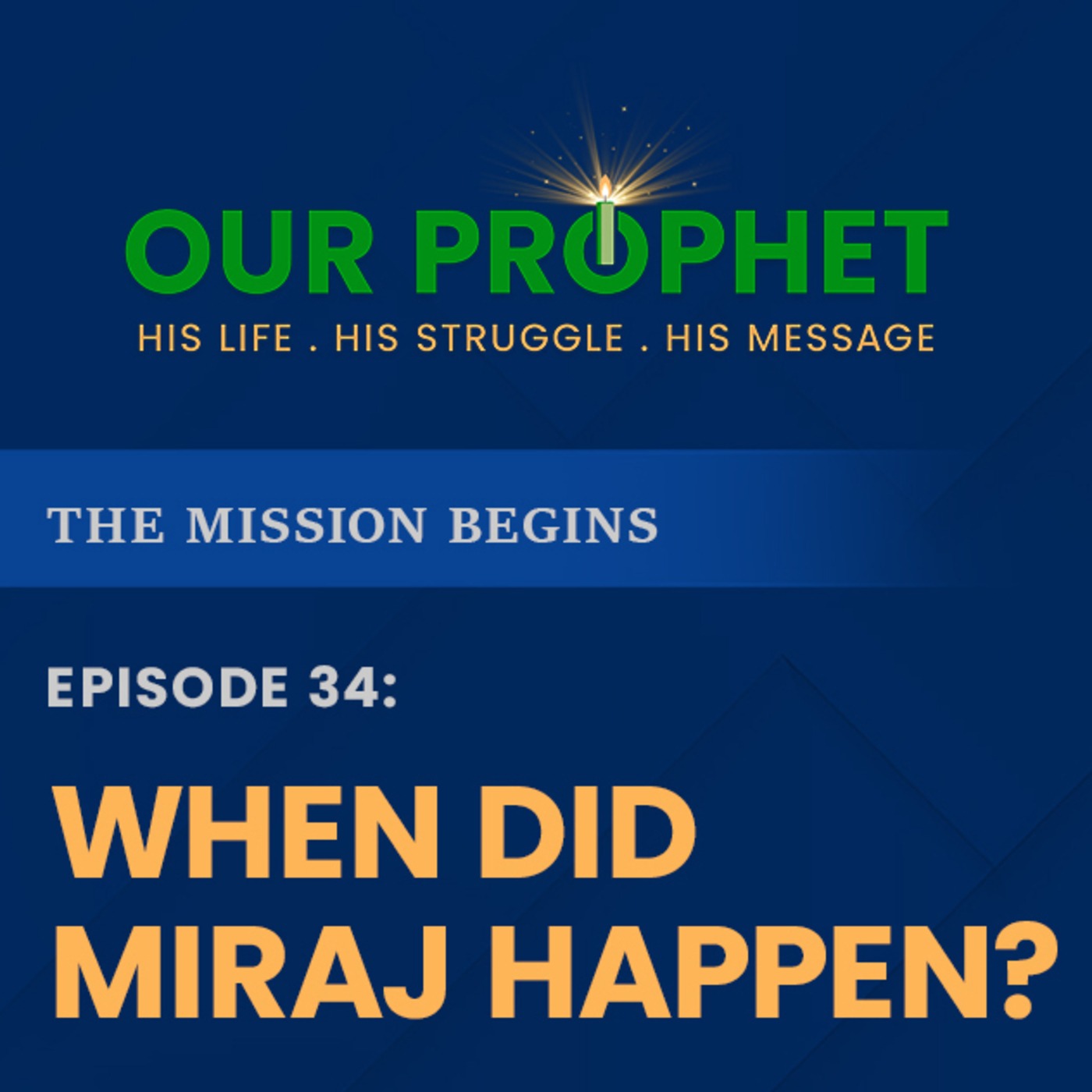 Ep 34: Isra & Mi'raj: When Did It Happen? | The Mission Begins | #OurProphet episode artwork