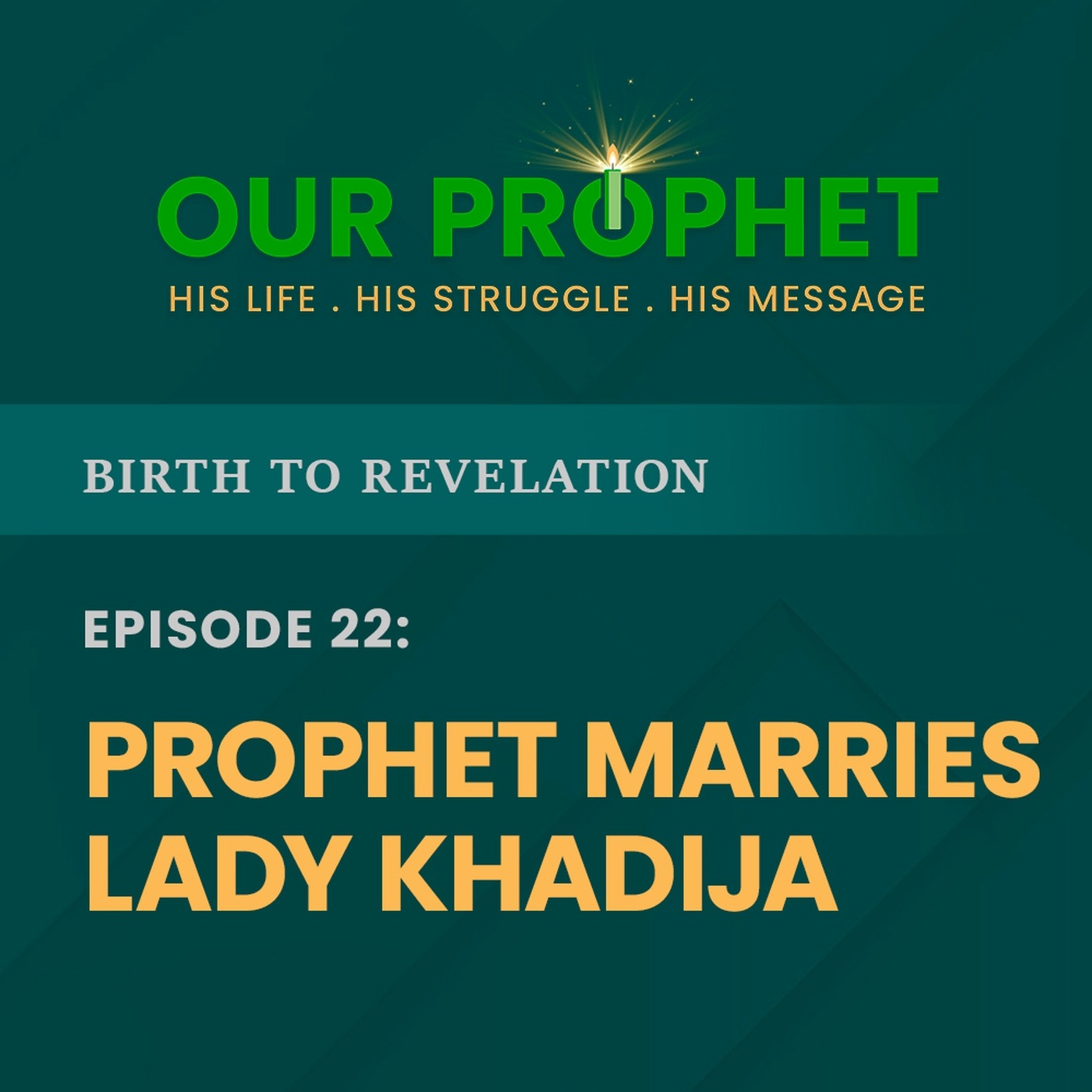 Ep 22: Holy Prophet's Marriage to Lady Khadija | Birth To Revelation | #OurProphet episode artwork