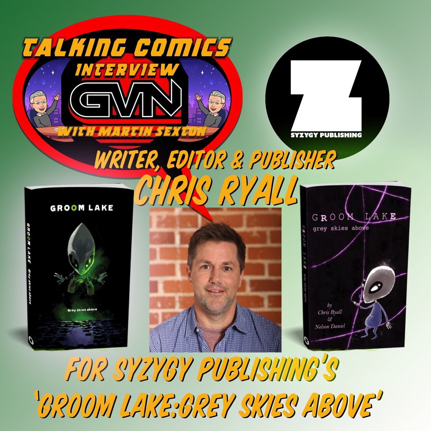 GVN Talking Comics Interview With Chris Ryall episode artwork