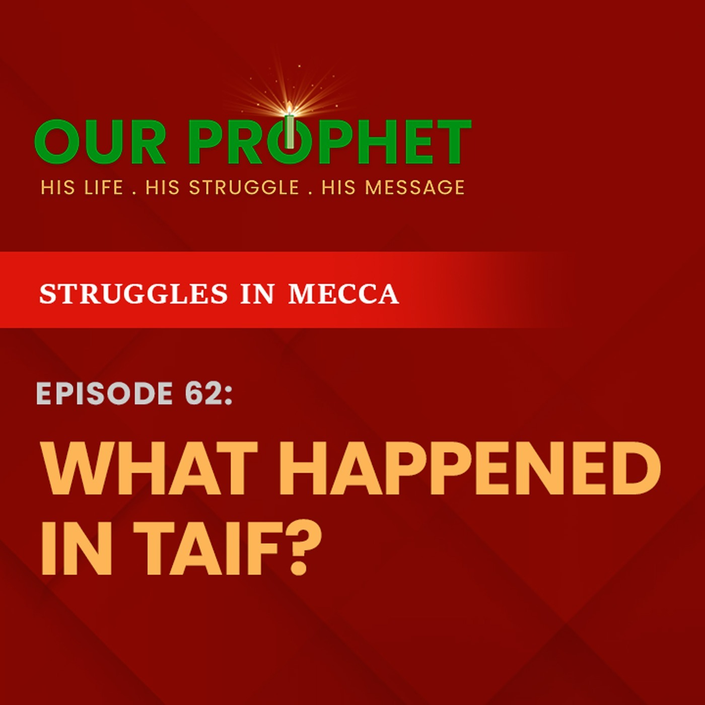 Ep 62: Prophet's Journey to Taif: Objectives & Lessons | Struggles in Mecca | #OurProphet episode artwork