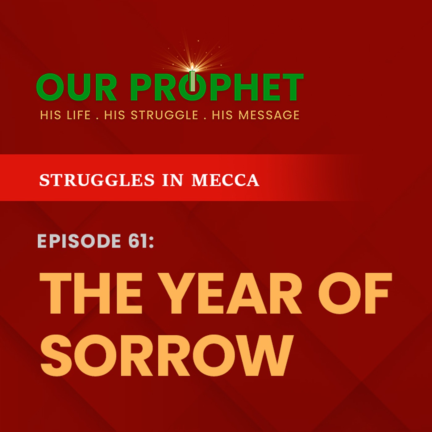 Ep 61: Aam al-Huzn: The Death of Abu Talib & Lady Khadija | Struggles in Mecca | #OurProphet episode artwork