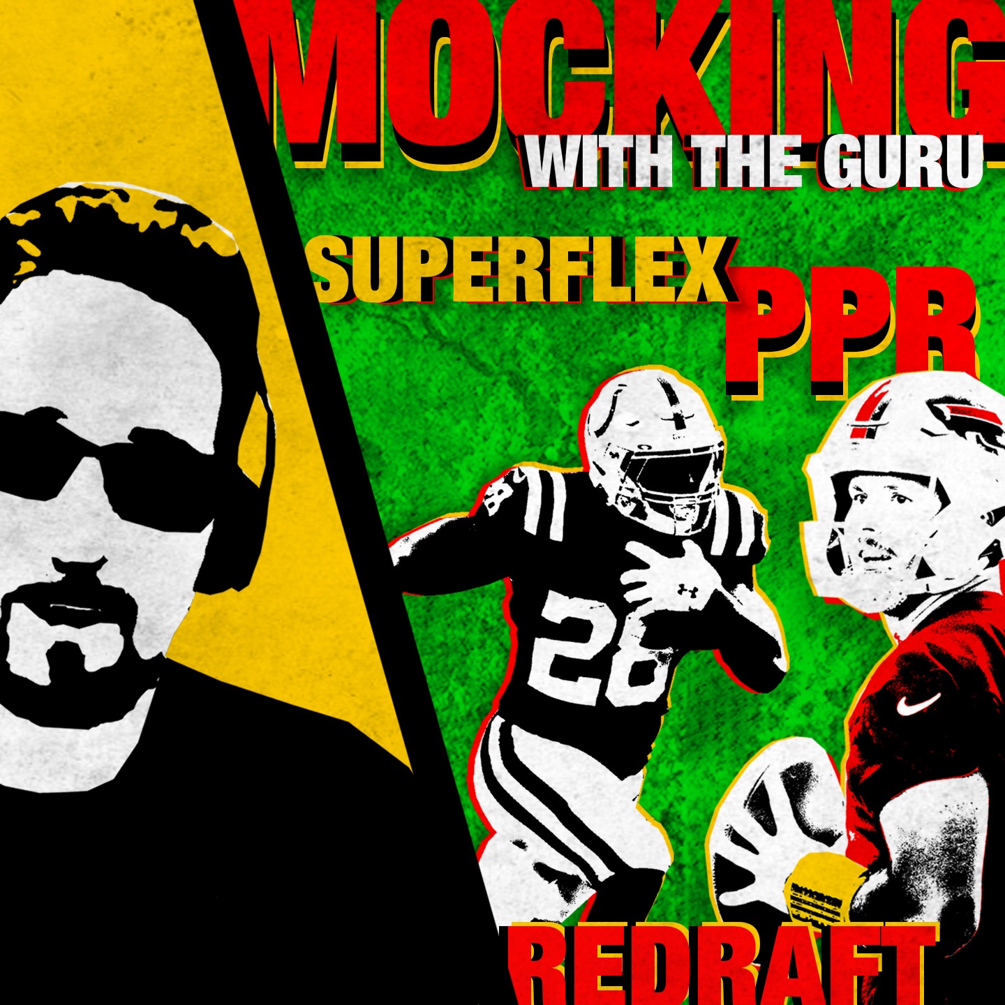 Fantasy Football Live Mock Draft Monday 12 Team PPR Superflex Image