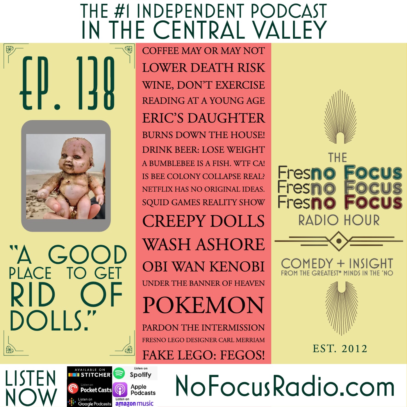 The no Focus Radio Hour Ep 138: “A good place to get rid of dolls." episode artwork