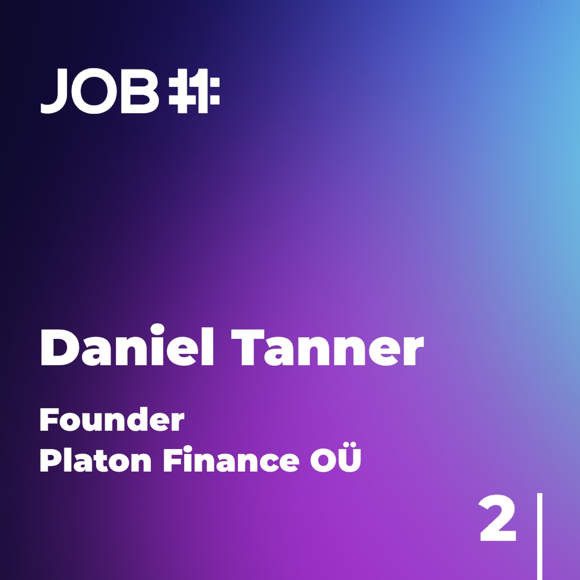 Obal epizody #34 — Daniel Tanner · Founder · Platon Finance OÜ