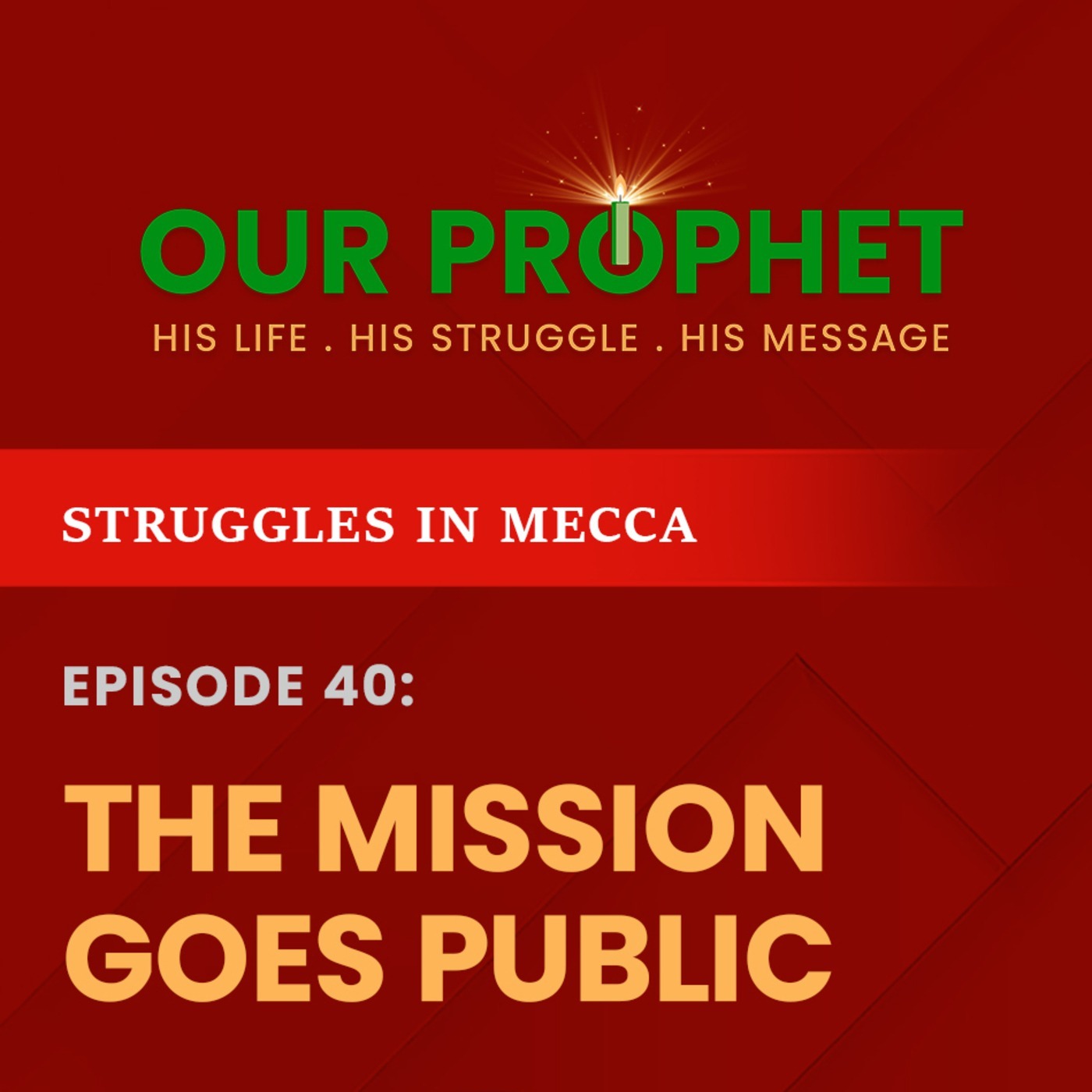Ep 40: The Beginning of the Public Dawah (Stage-3) | Struggles in Mecca | #OurProphet episode artwork