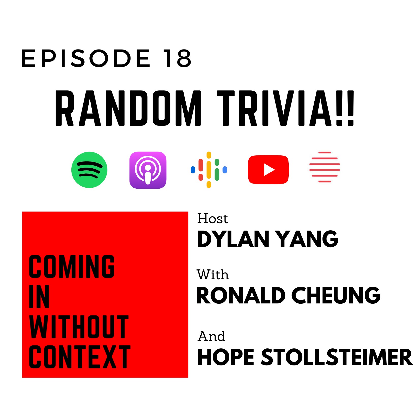 EP 18: Random Trivia!!