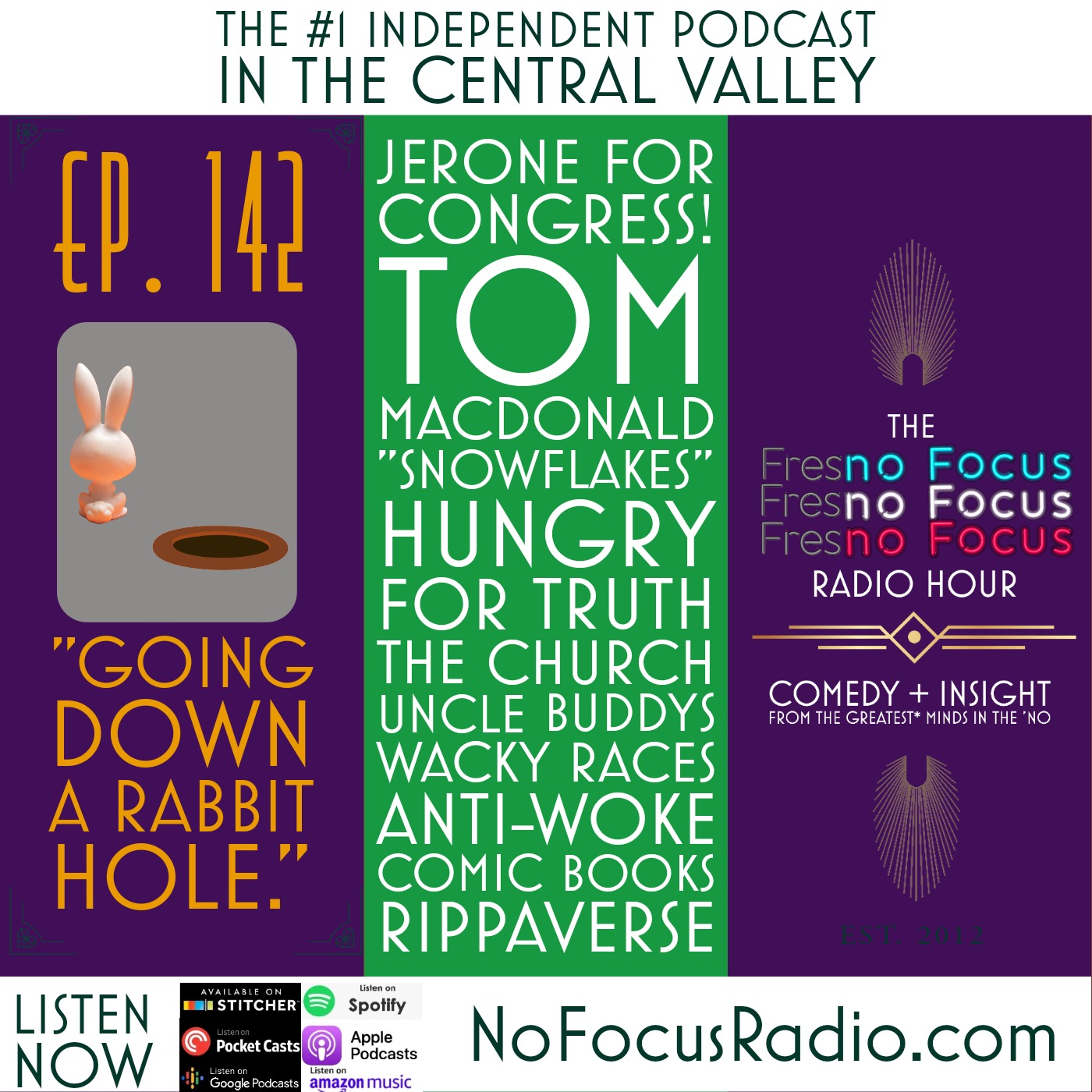 The no Focus Radio Hour Ep 142: “Going down a rabbit hole." episode artwork