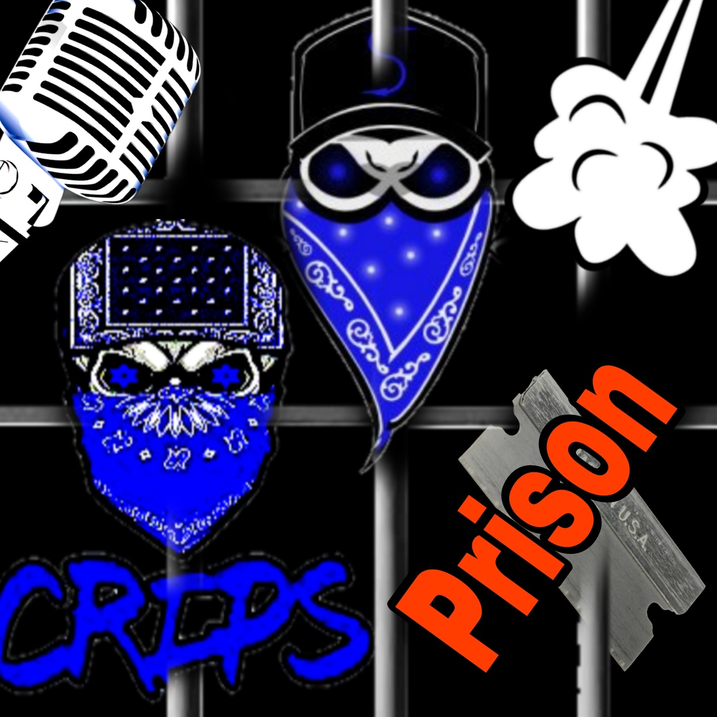 Crips gang member beats up white guy in prison