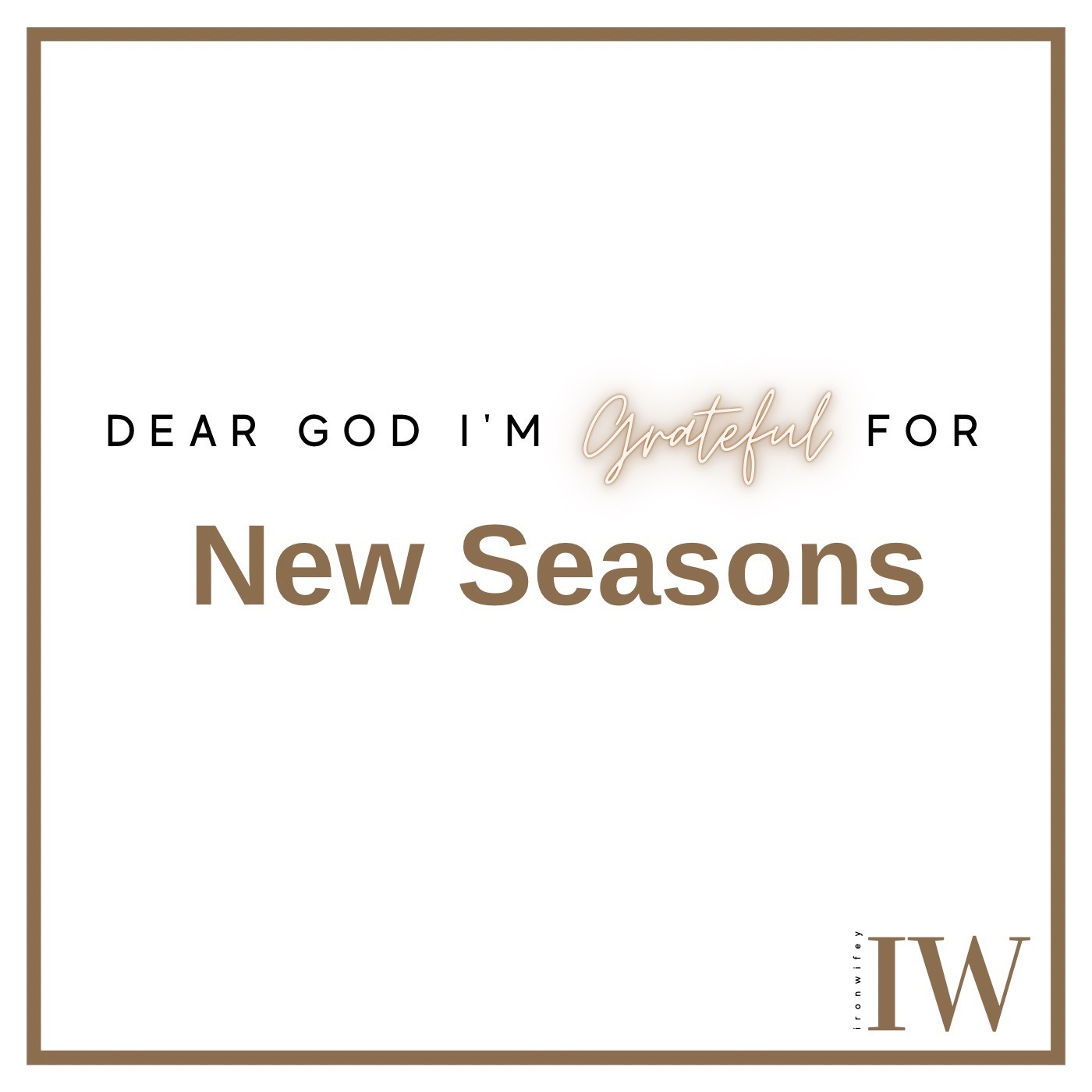 Day #554 - New Seasons