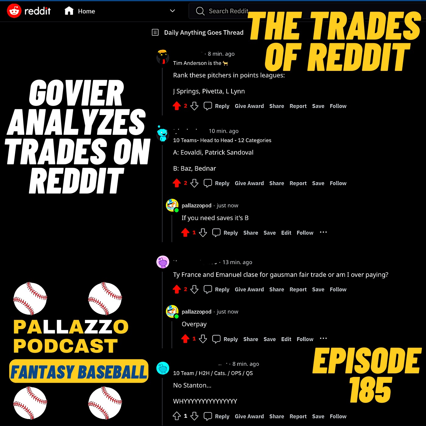 Pallazzo Podcast Fantasy Baseball