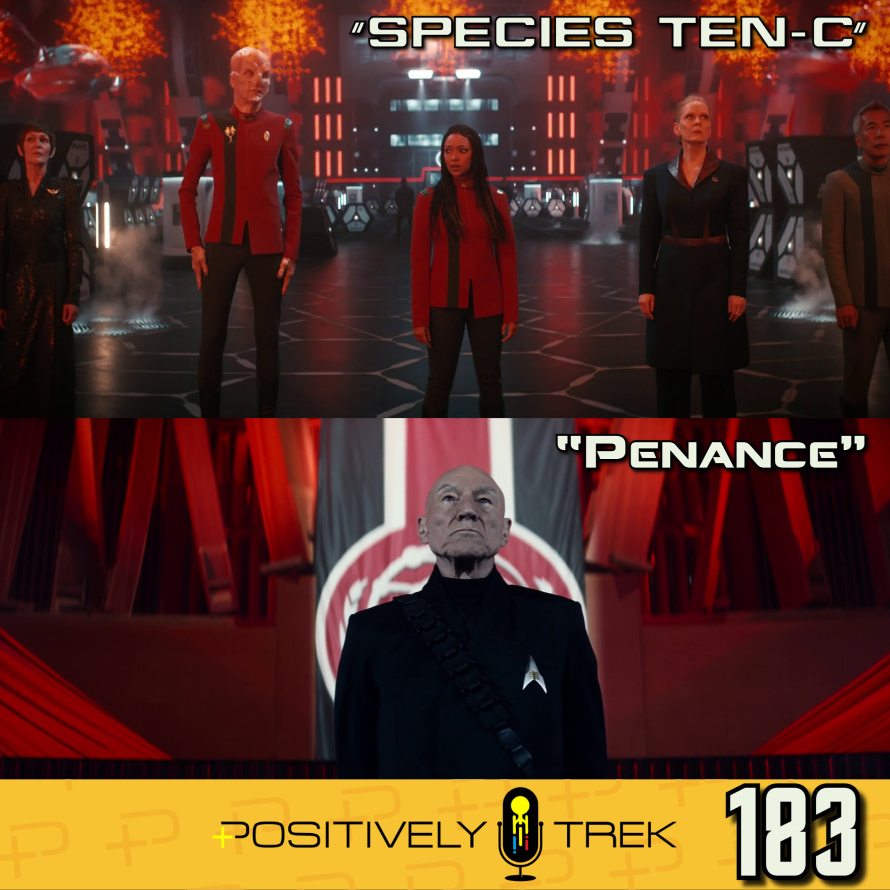 Discovery Review: “Species Ten-C” (4.12) & Picard Review: "Penance" (2.02) episode artwork