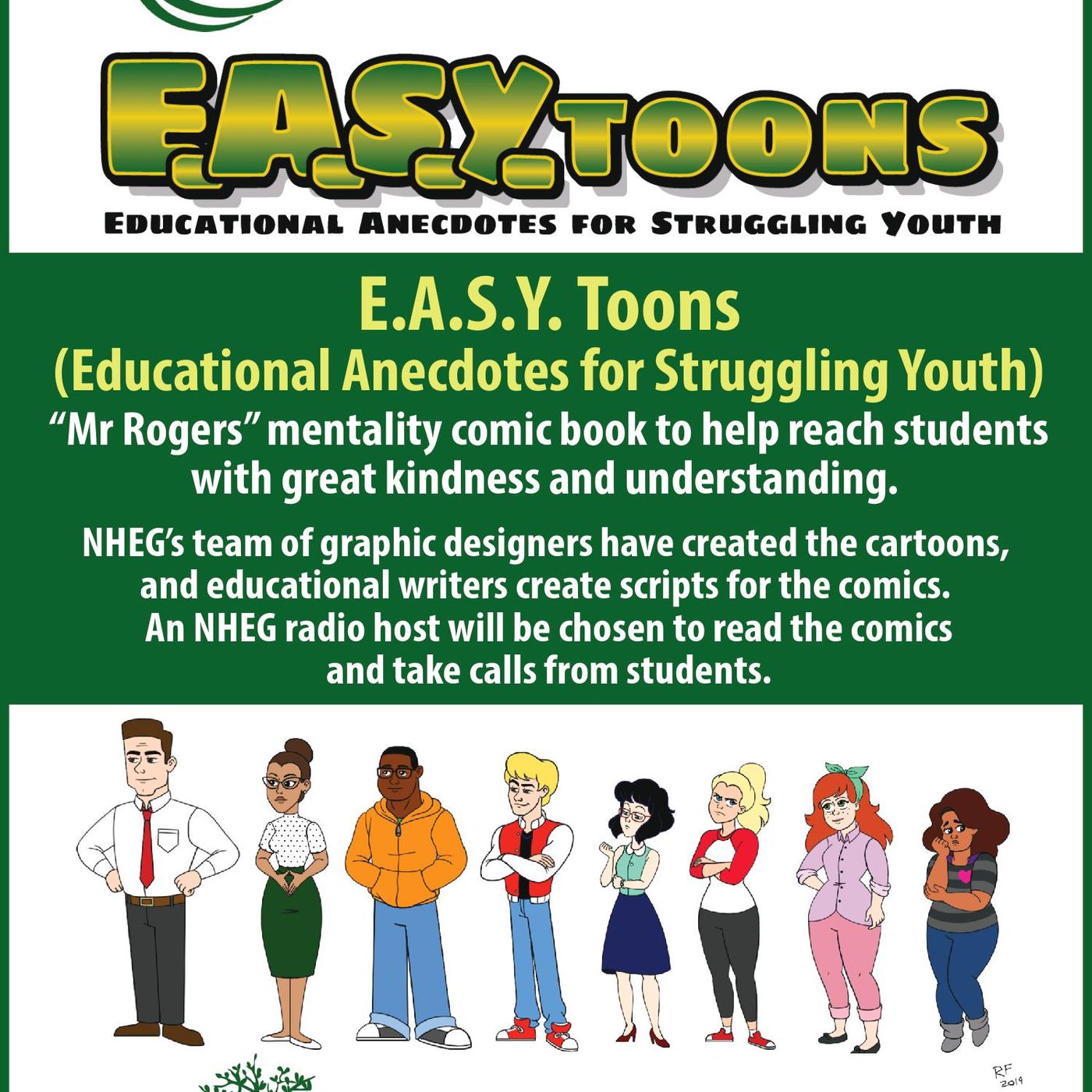 E.A.S.Y. Toons Comic Book Issue #3 "Gaining A Friend" episode artwork