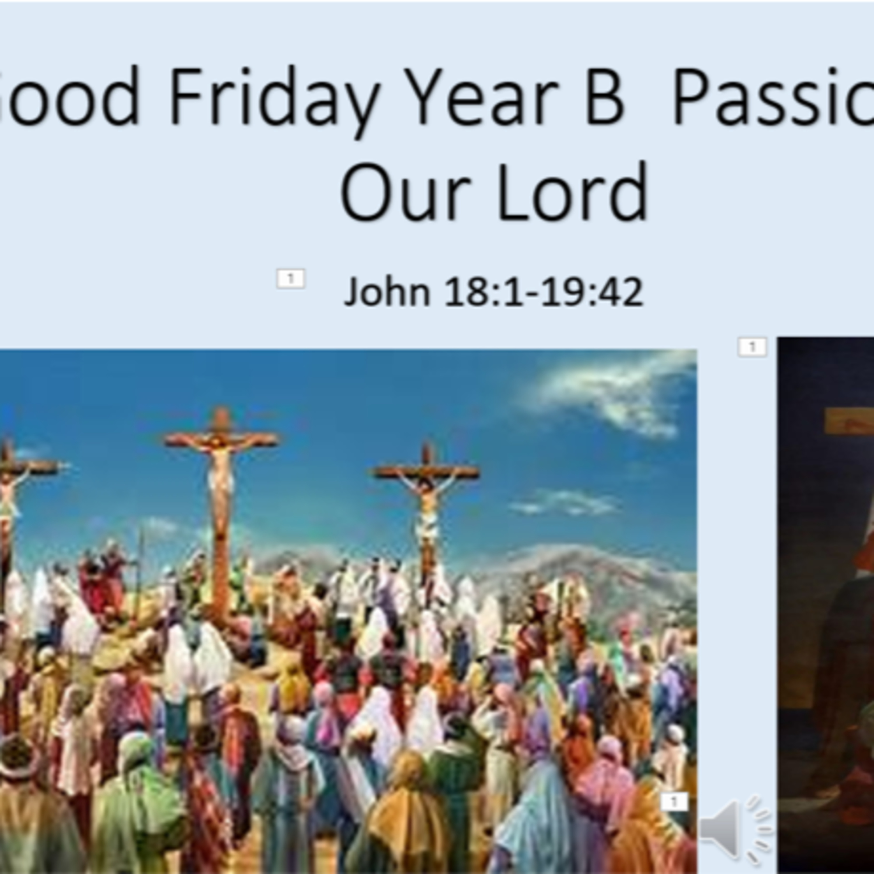 Good Friday Year B Passion Of Our Lord