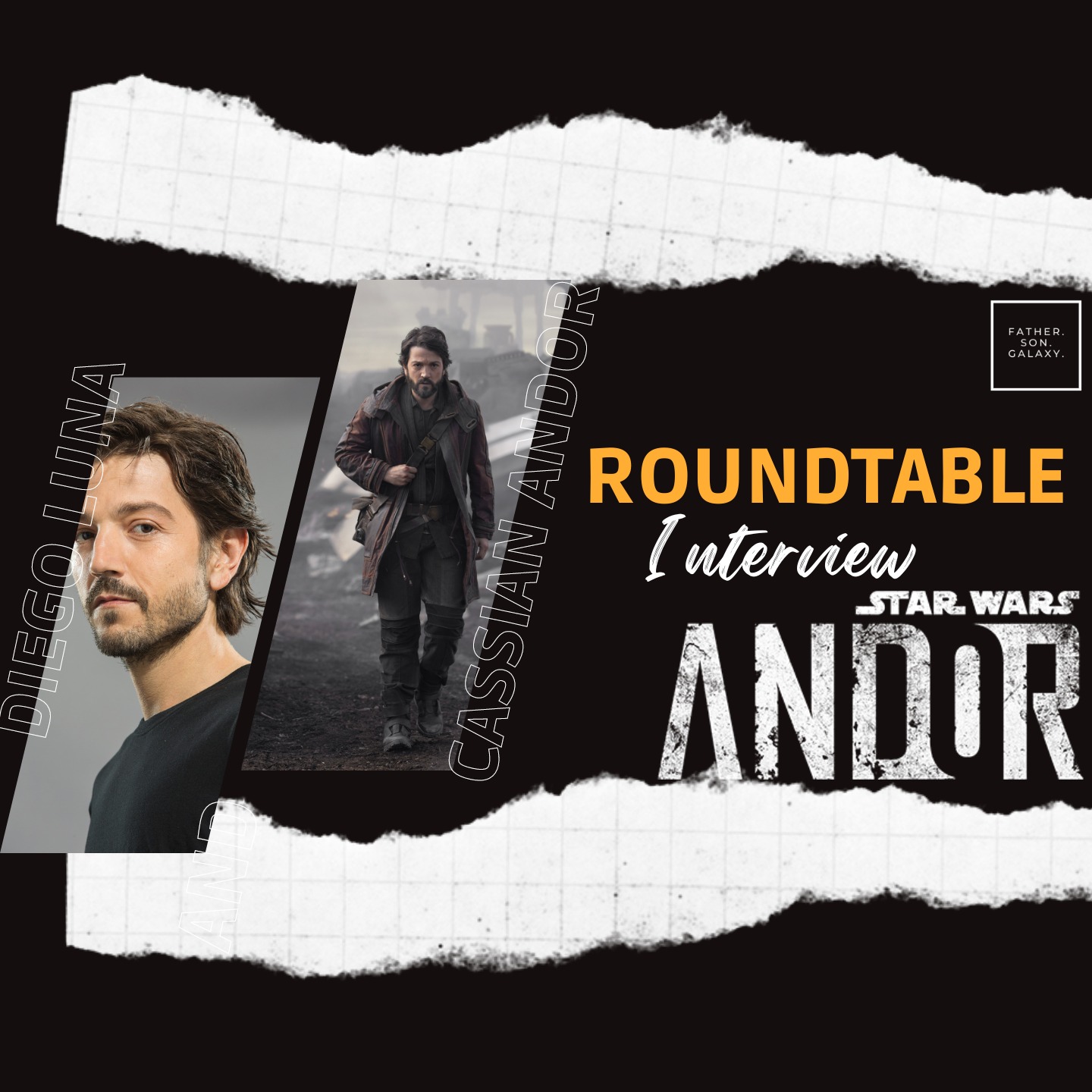 Exclusive Roundtable Interview with Diego Luna of Star Wars: Andor episode artwork