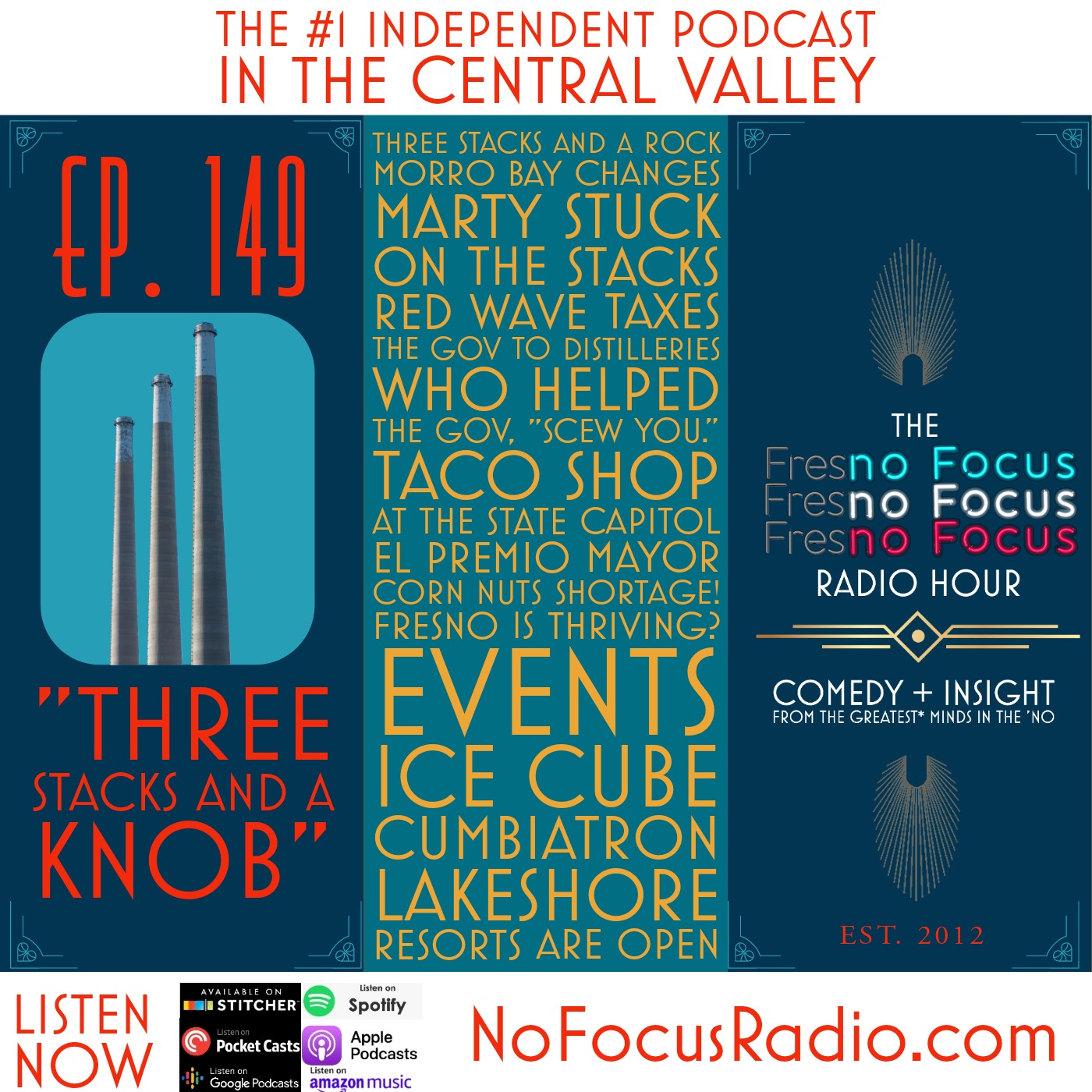 The no Focus Radio Hour Ep 149: “Three Stacks and a Knob." episode artwork