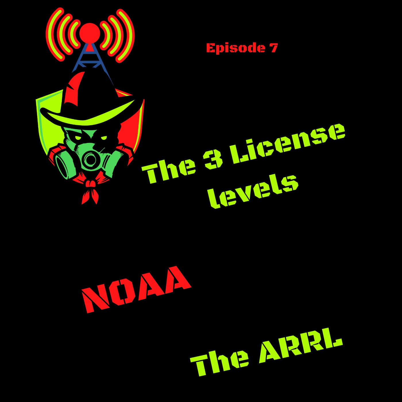 The 3 license class levels, NOAA and the ARRL