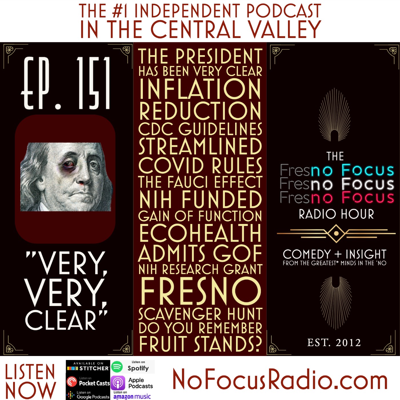The no Focus Radio Hour Ep 151: “Very, Very, Clear." episode artwork