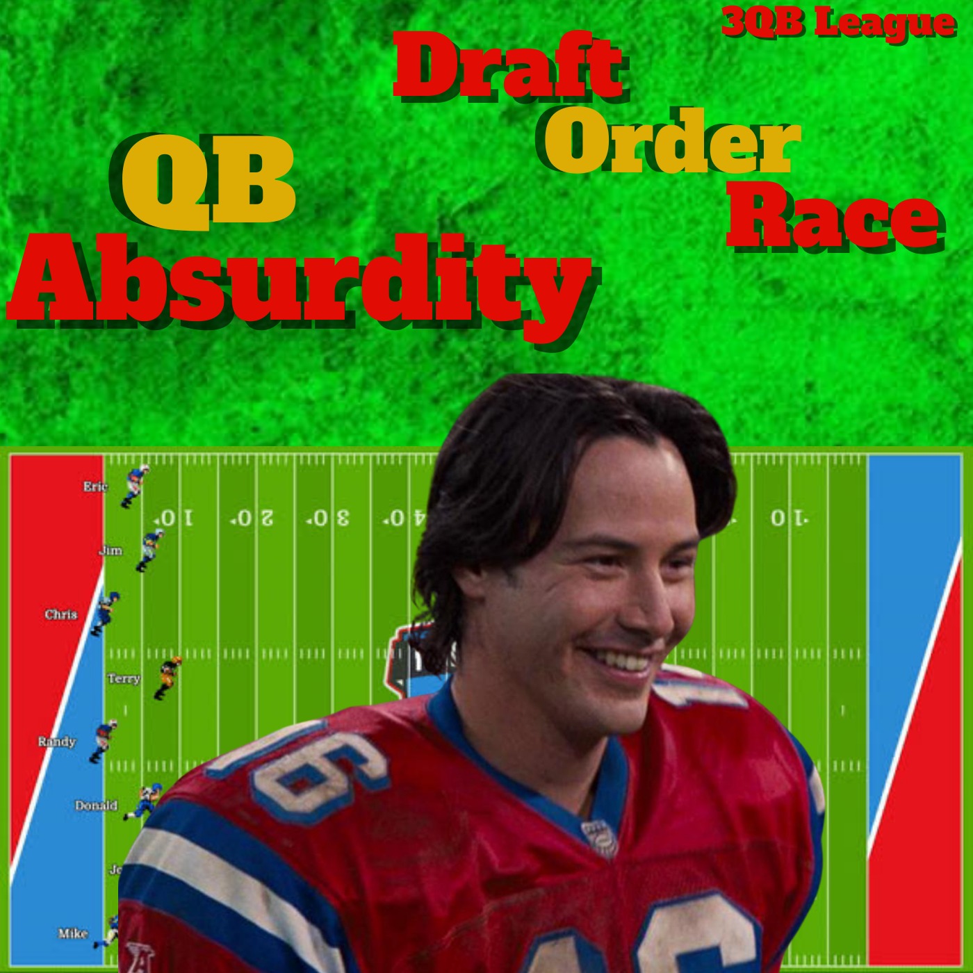 QB Absurdity League Draft Order Race, 3QB League Image