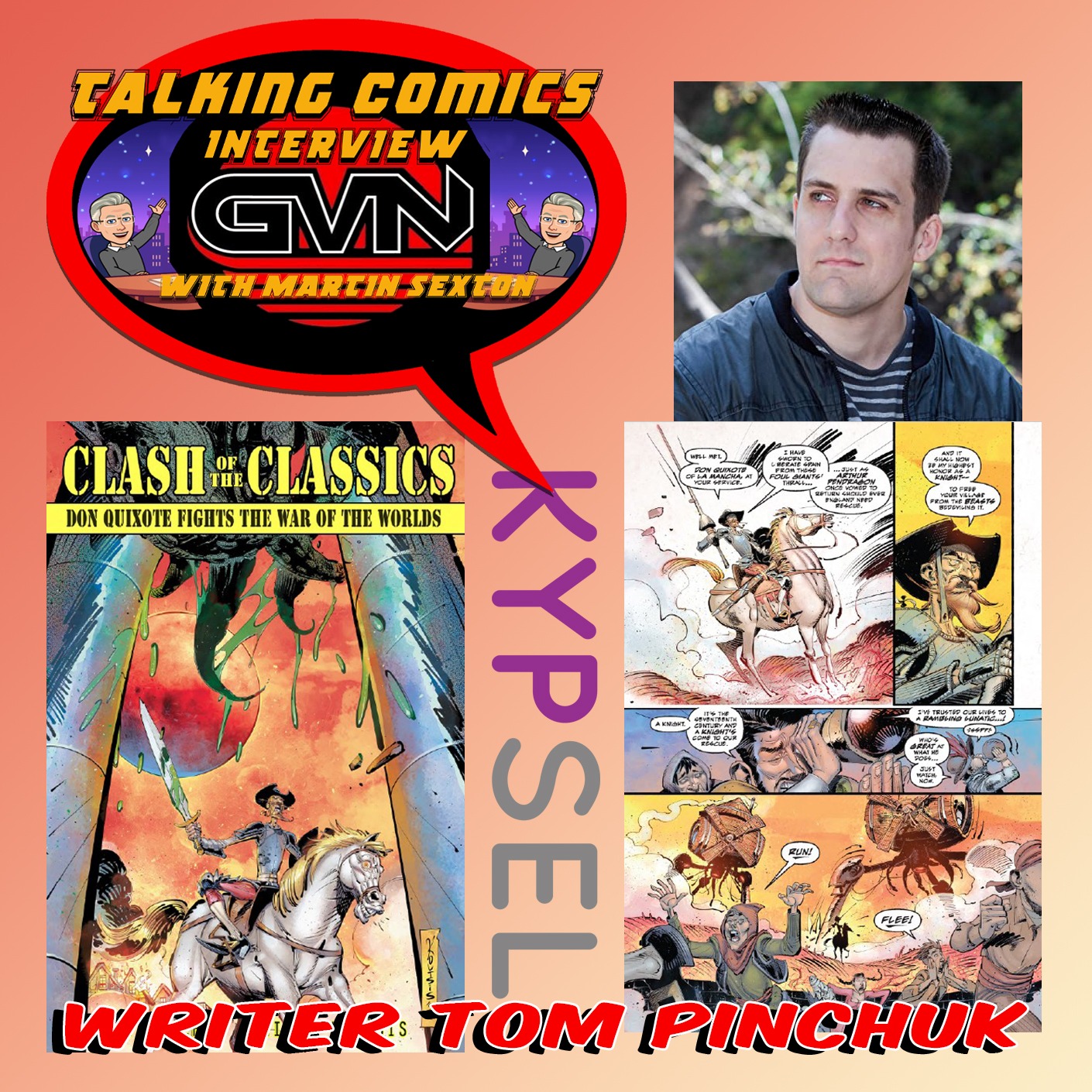 GVN Talking Comics Interview With Tom Pinchuk episode artwork