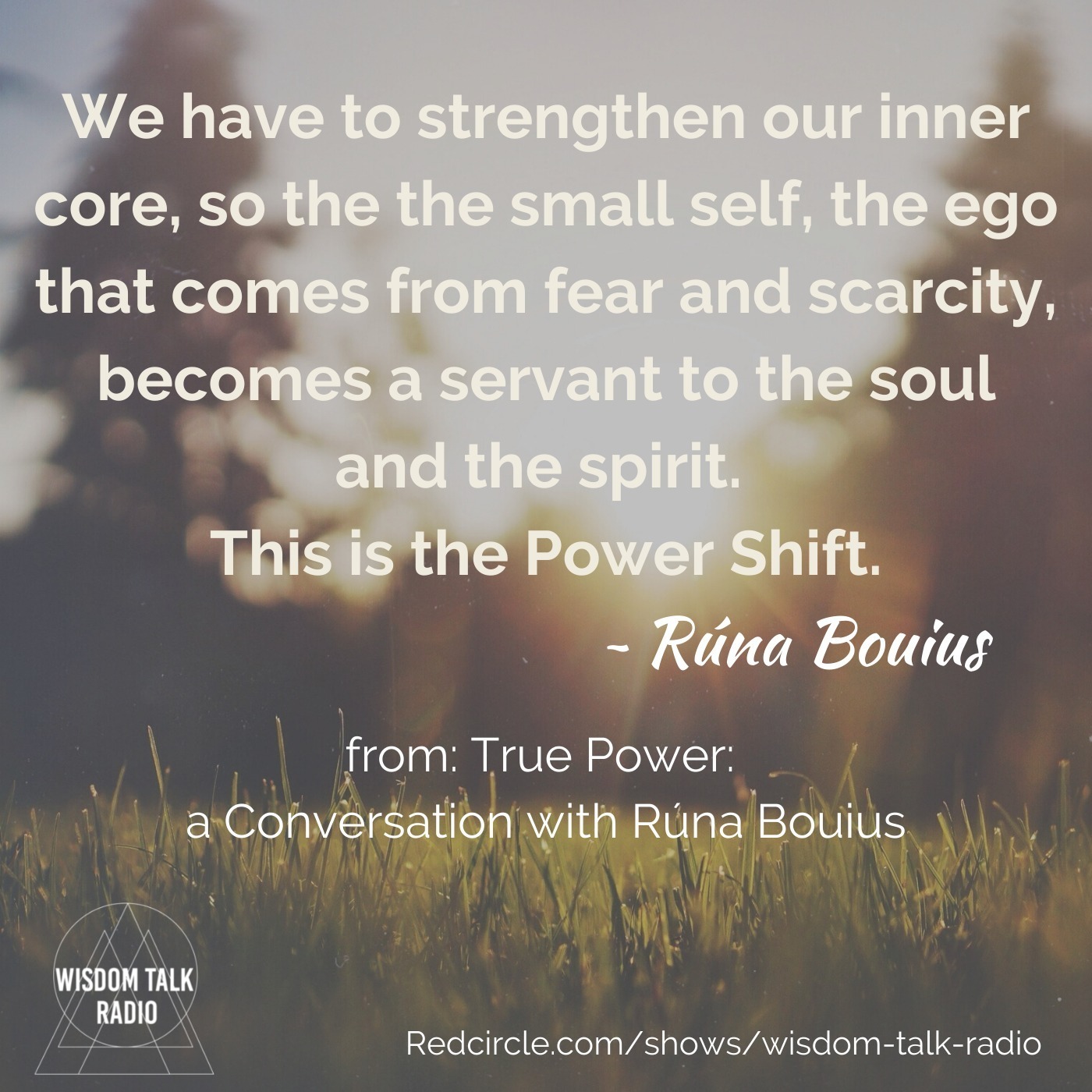 True Power: a conversation with Rúna Bouius