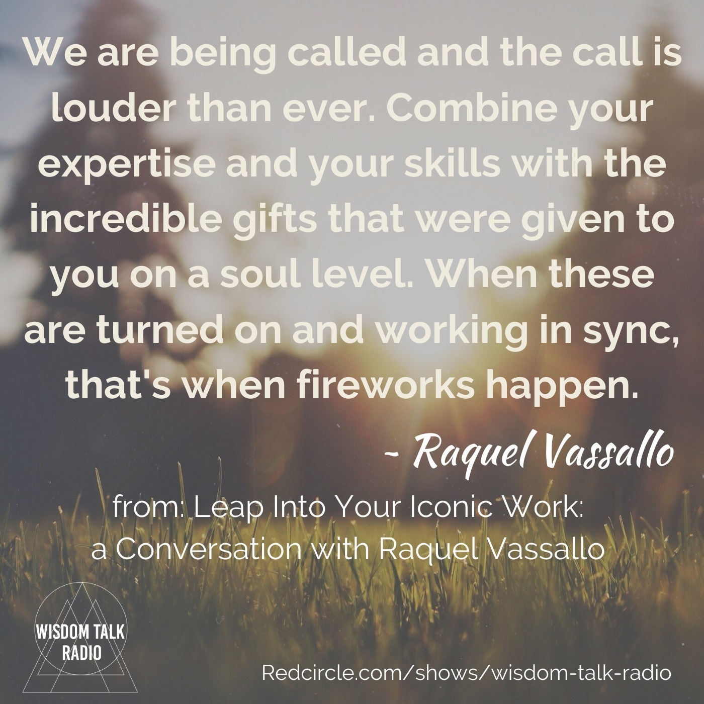 Leap Into Your Iconic Work: a conversation with Raquel Vassallo
