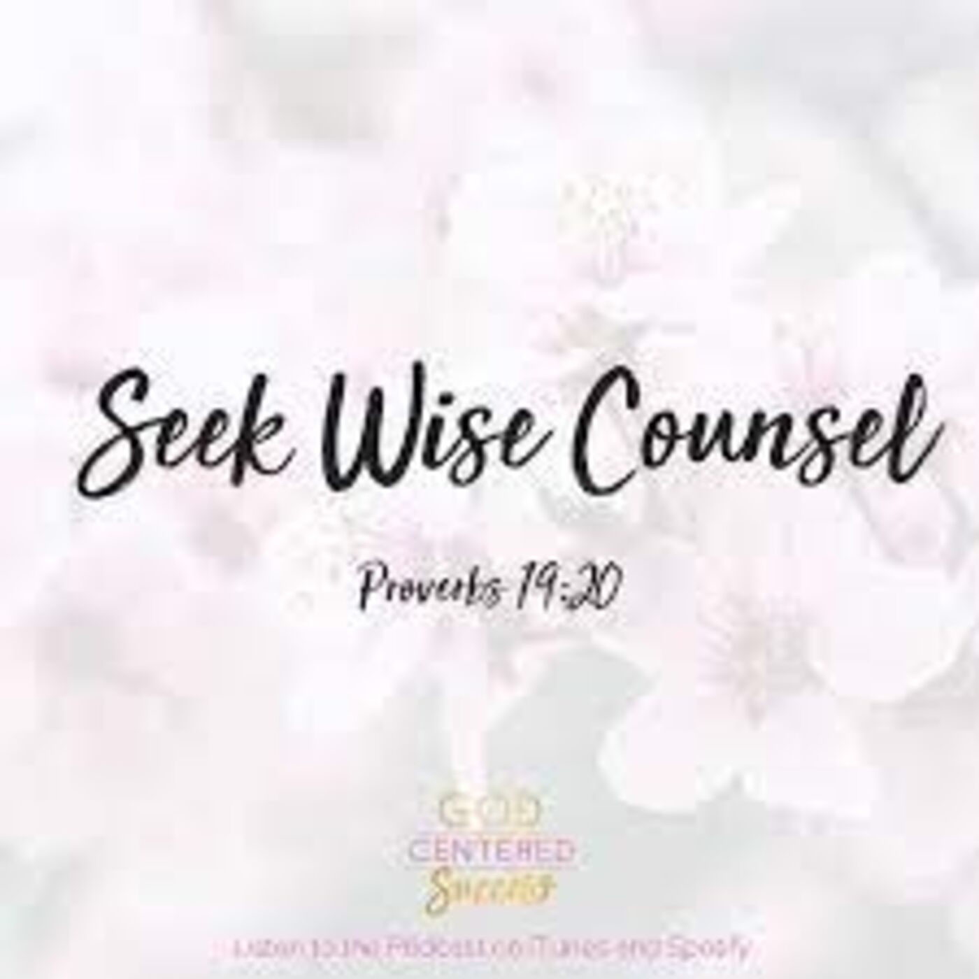 Seek Wise Counsel