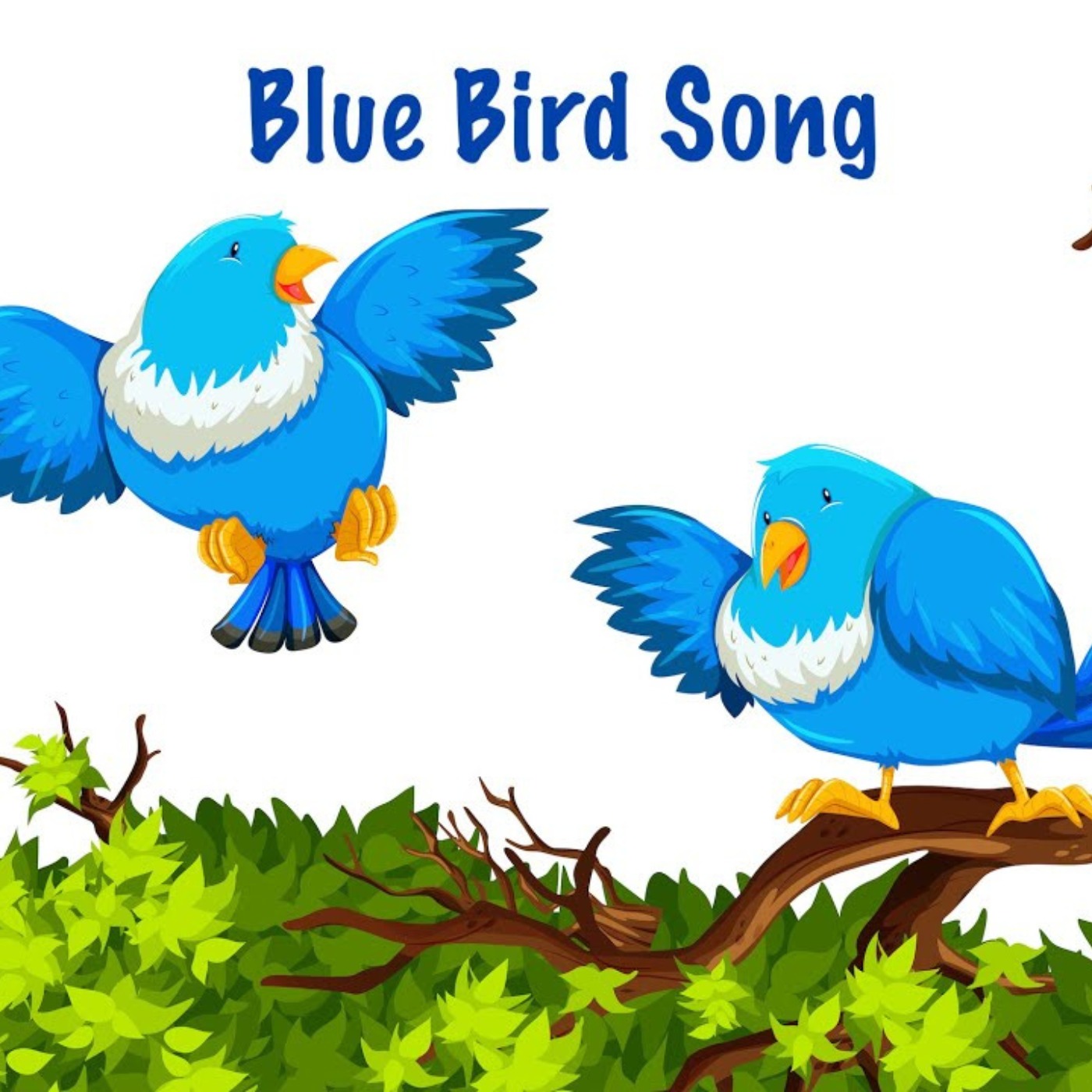 Bluebird, Bluebird Through My Window Rhyme Rhymes for Kids with