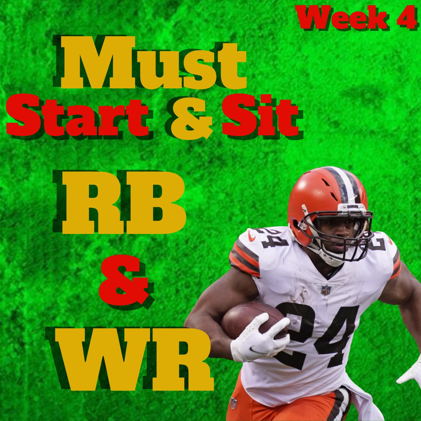 Week 4 START SIT RB WR, EVERY GAME