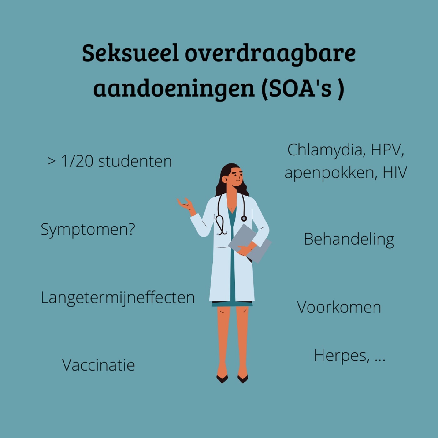 Seksueel overdraagbare aandoeningen (SOA's)