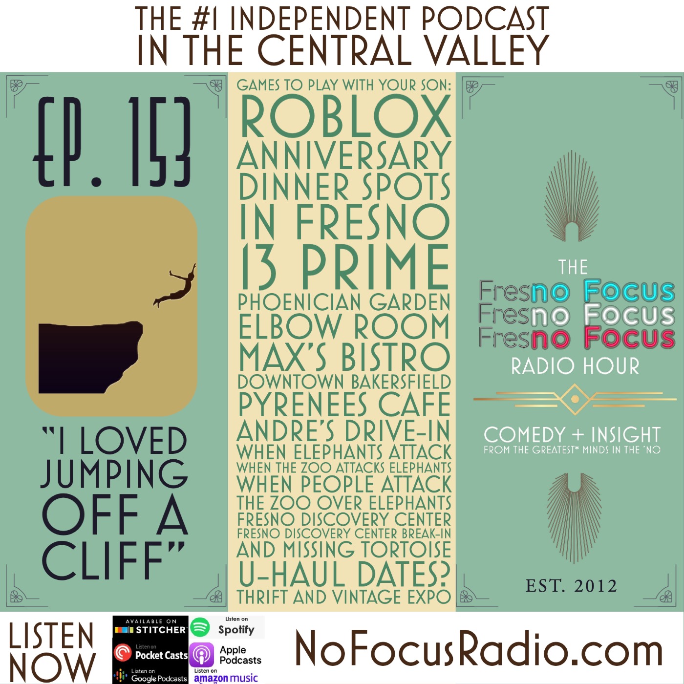 The no Focus Radio Hour Ep 153: “I loved jumping off a cliff." episode artwork