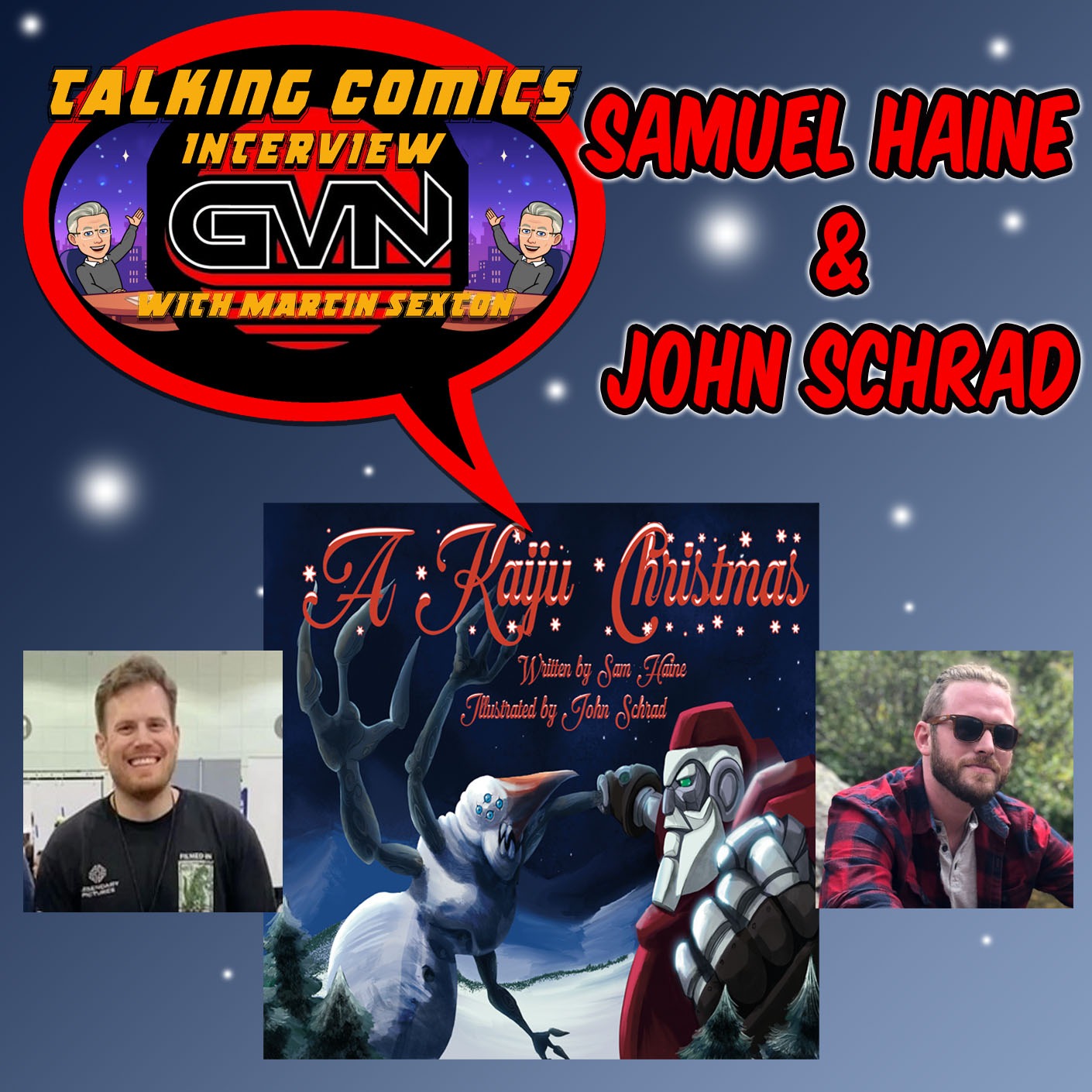 GVN Talking Comics Interview With Samuel Haine & John Schrad episode artwork
