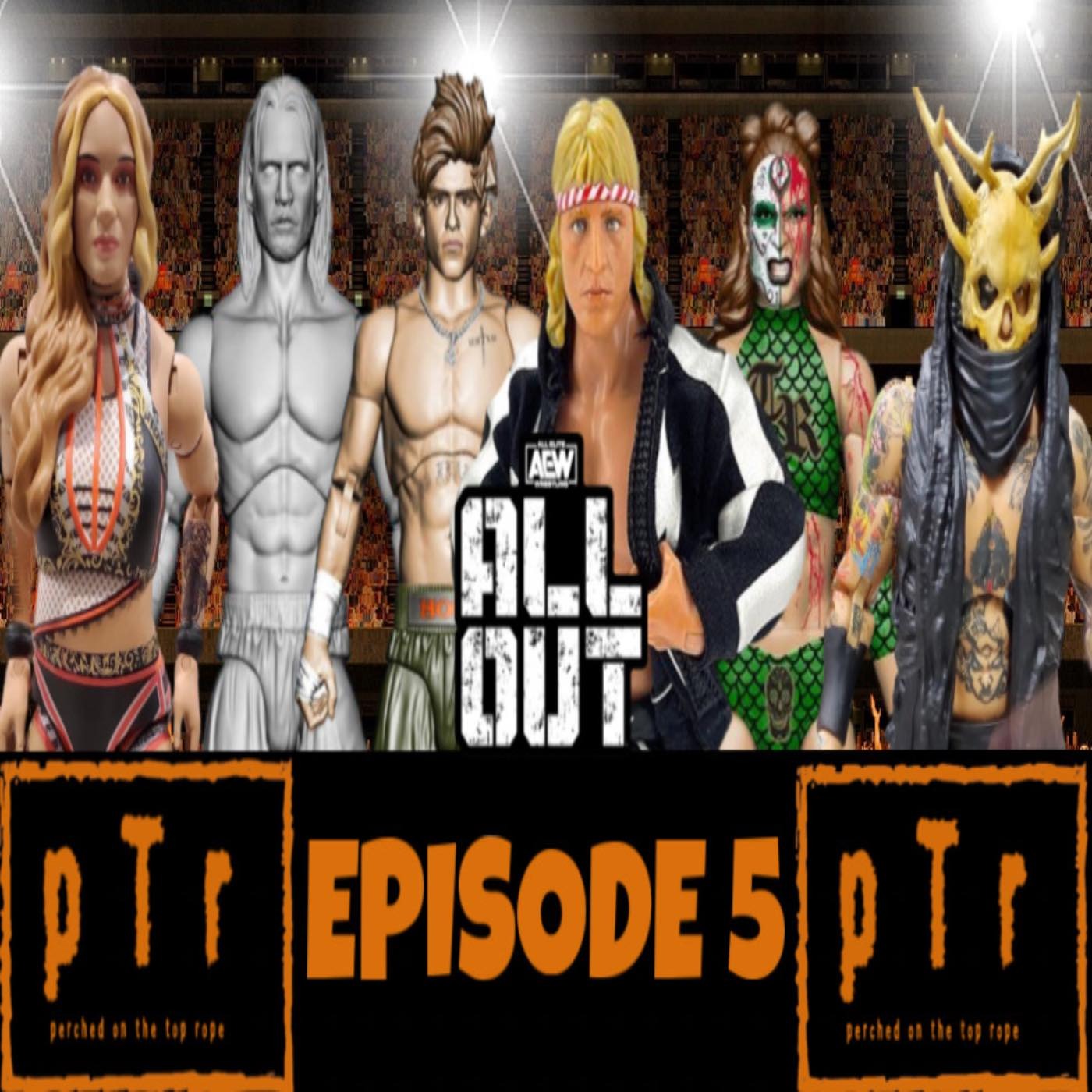 Perched On The Top Self: Episode 5 A Review of the NEW AEW Figures,  WWE Elite and Micro Brawler  Unboxing