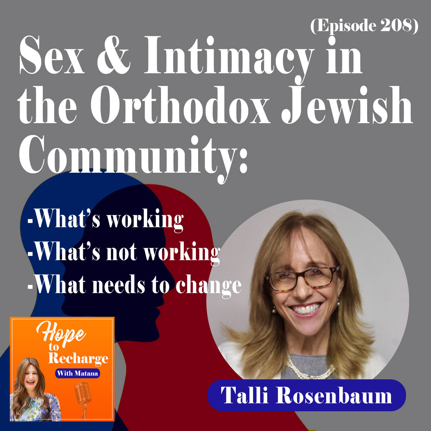 Sex & Intimacy in the Orthodox Jewish Community: What’s working, What’s not working & What needs to change (Talli Rosenbaum)