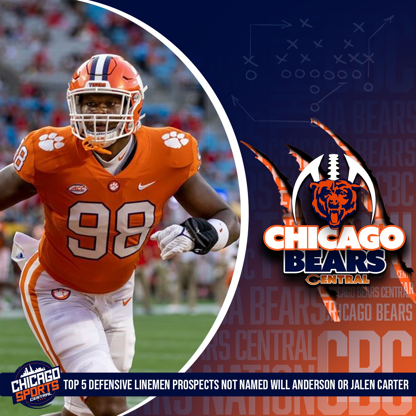 Top 5 Defensive Linemen Prospects For The Chicago Bears Not Names Jalen Carter Or Will Anderson