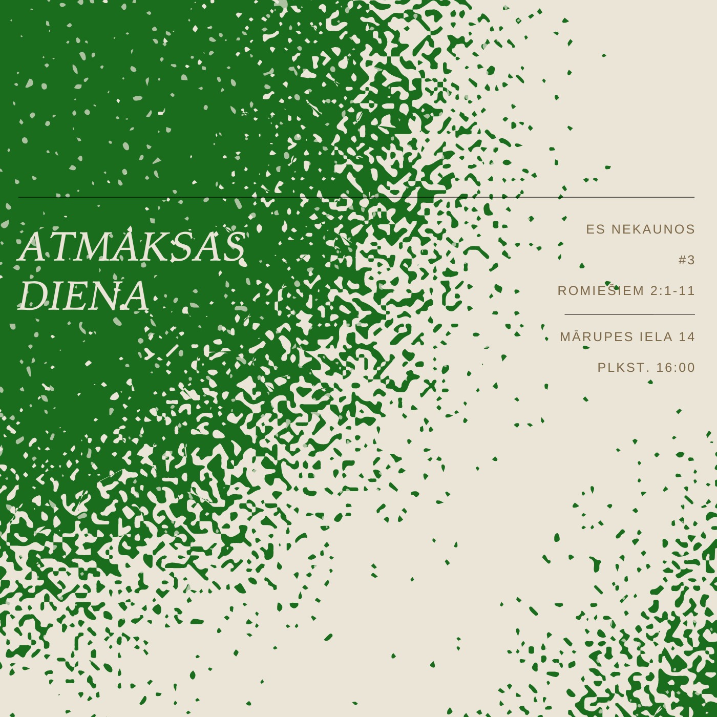 "Atmaksas diena" - Romiešiem 2:1-11 (22.01.2023.) episode artwork