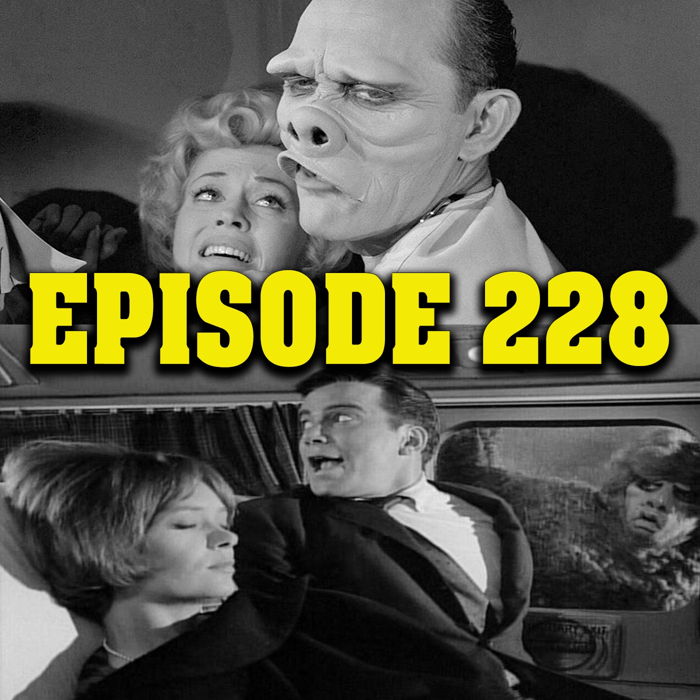 #228- EYE OF THE BEHOLDER / NIGTMARE AT 20,000 FEET episode artwork