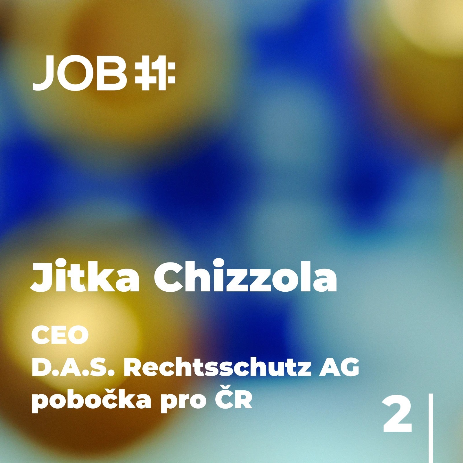 Obal epizody #41 — Jitka Chizzola · CEO · D.A.S.