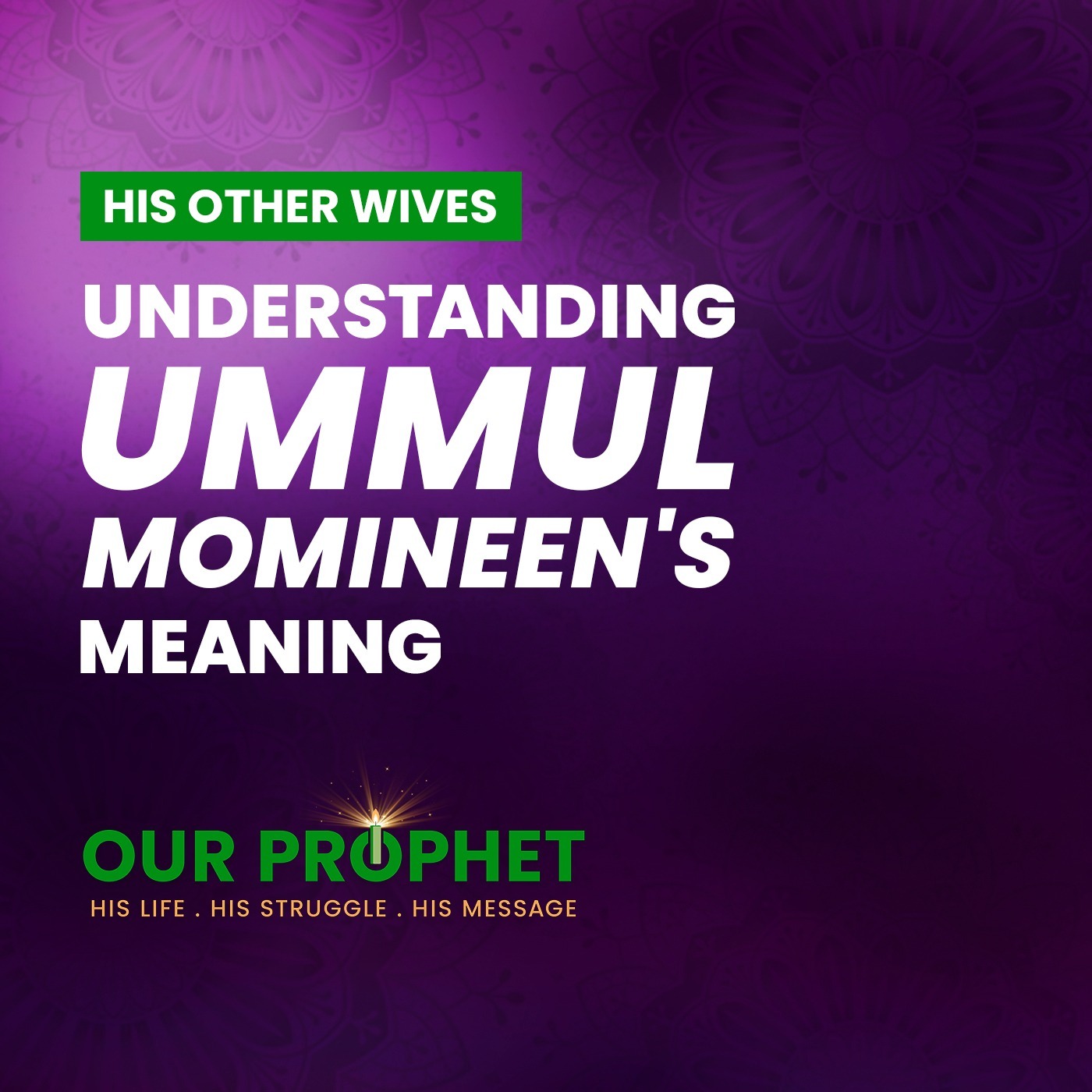 EP 199: Is the title "Mother of Believers" A Proof of Ayesha's Righteousness? | #OurProphet episode artwork