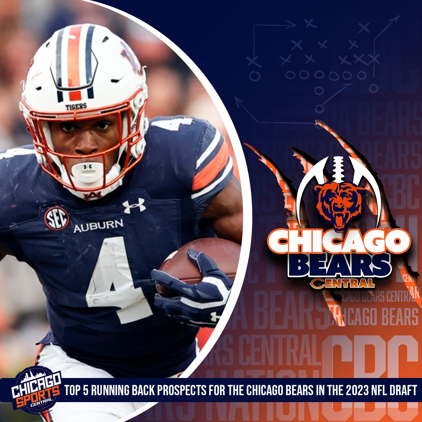 Top 5 Running Back Prospects For The Chicago Bears In The 2023 Draft