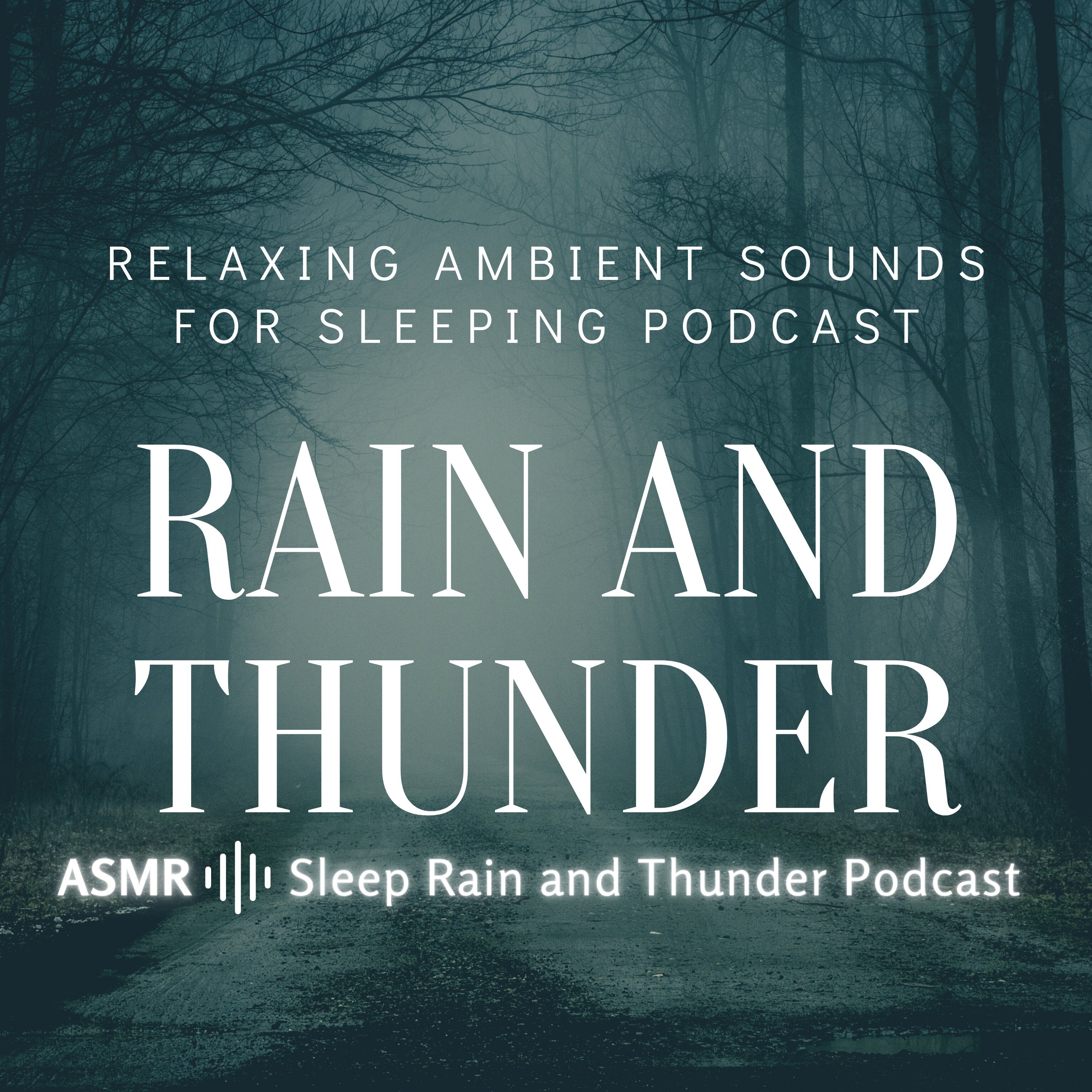 Rain and Thunder Relaxing Ambient Sounds for Sleeping Podcast ASMR Sleep Rain and Thunder Podcast